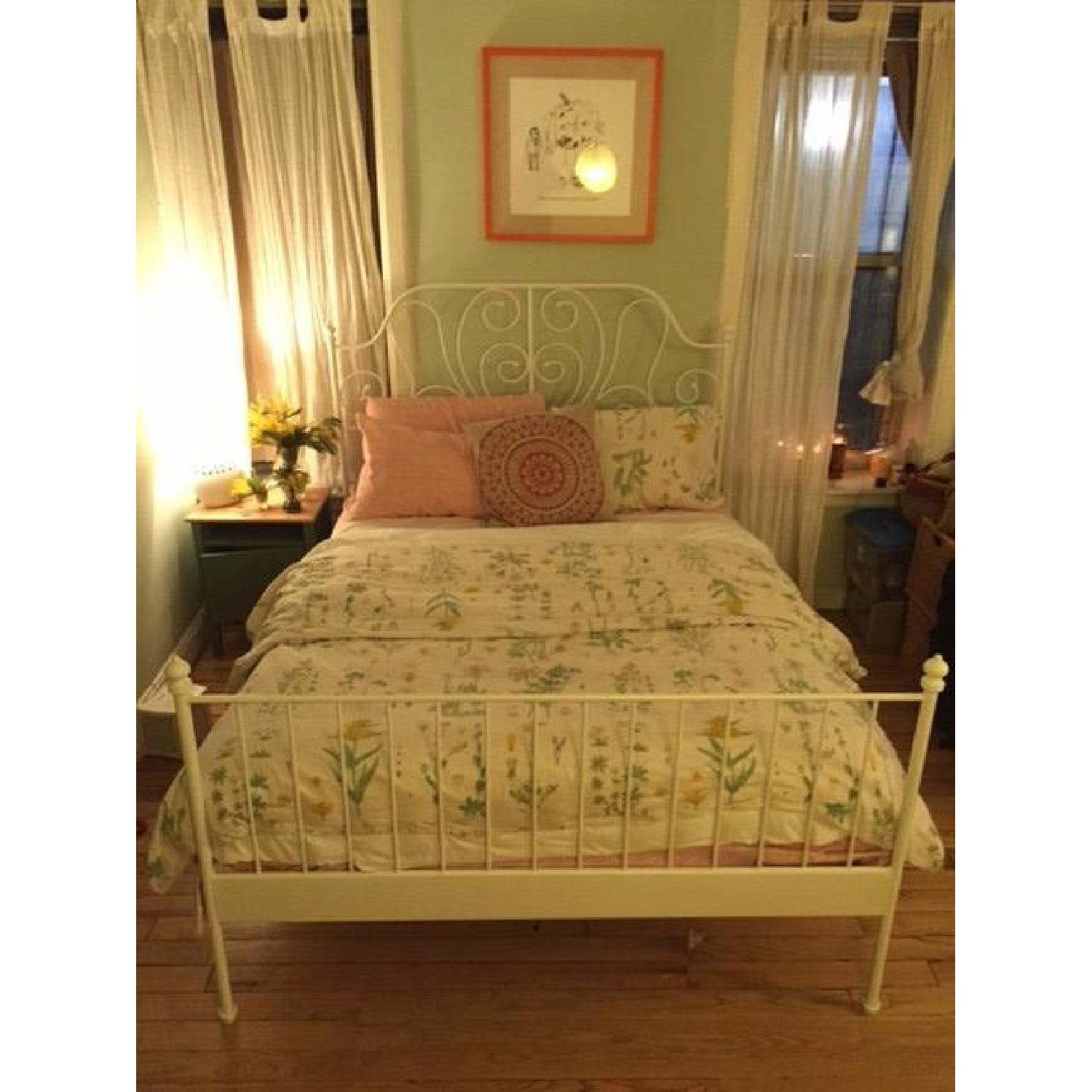 Ikea Wrought Iron-Style Queen Bed Frame - image-1