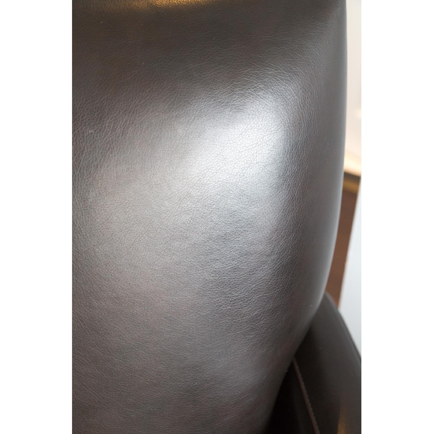 Crate & Barrel Tracy Leather Recliner - image-4