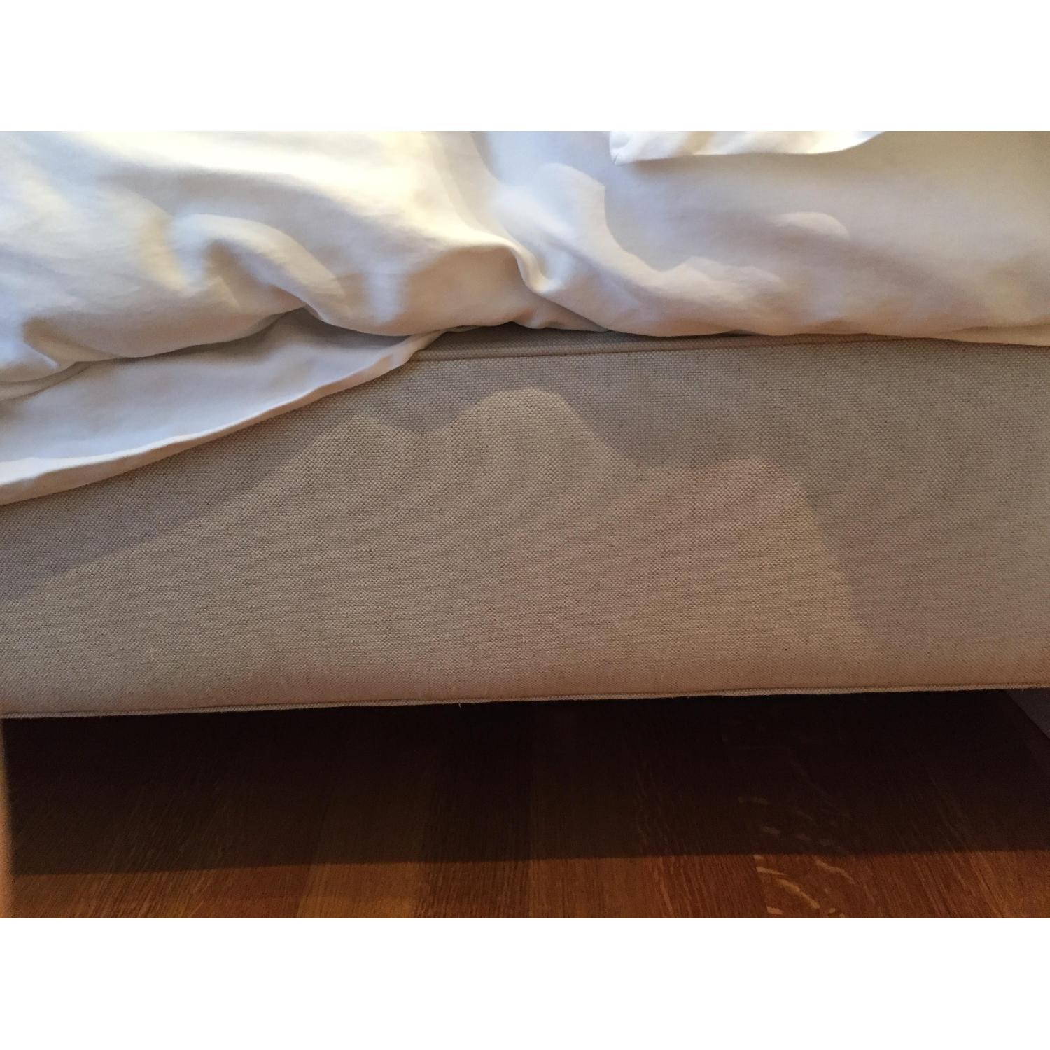 Crate & Barrel Colette Upholstered Queen Bed - image-6