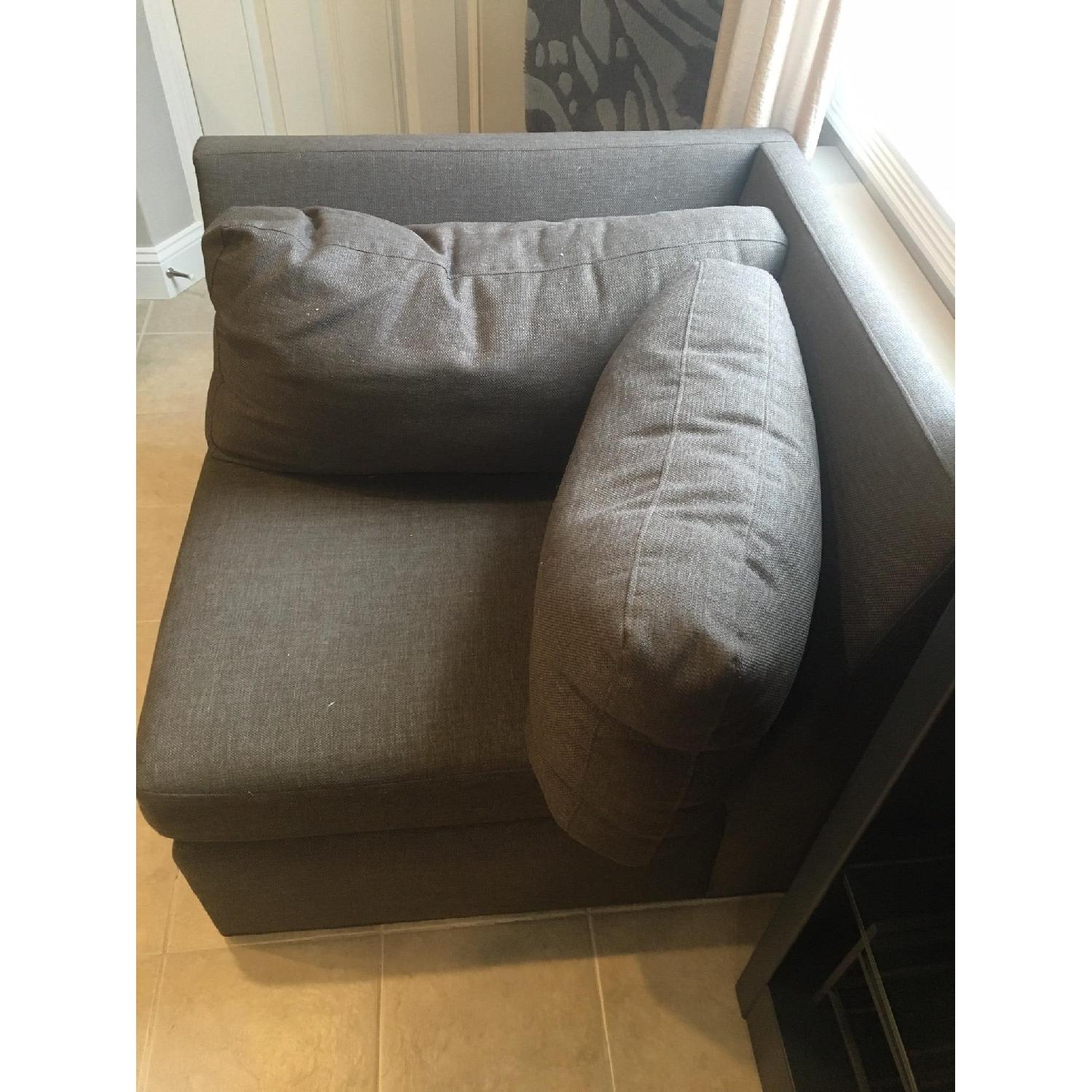 Crate & Barrel City 2-Piece Sectional - image-1