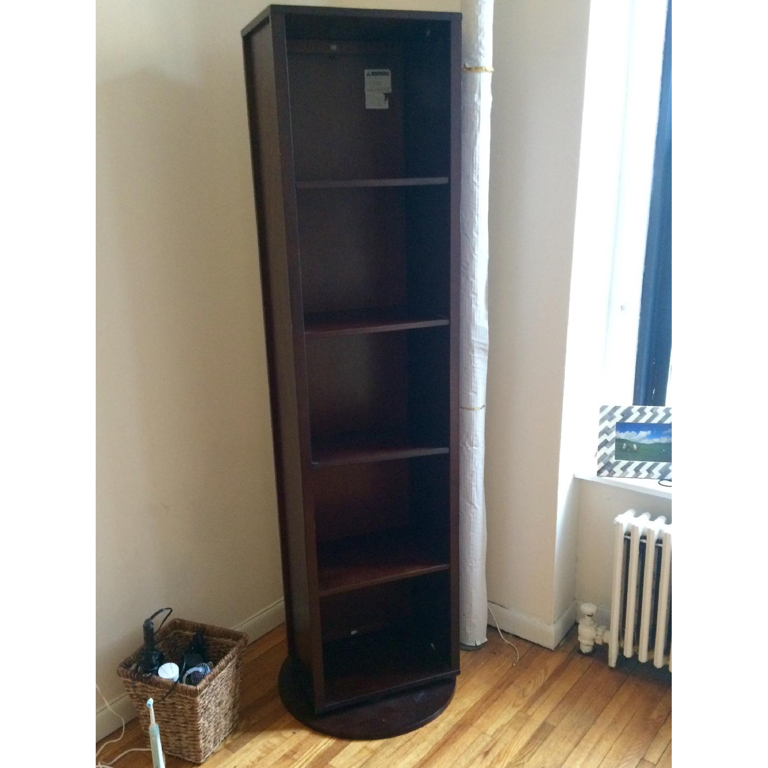 World Market Dark Mahogany Turner Swivel Tower - image-2