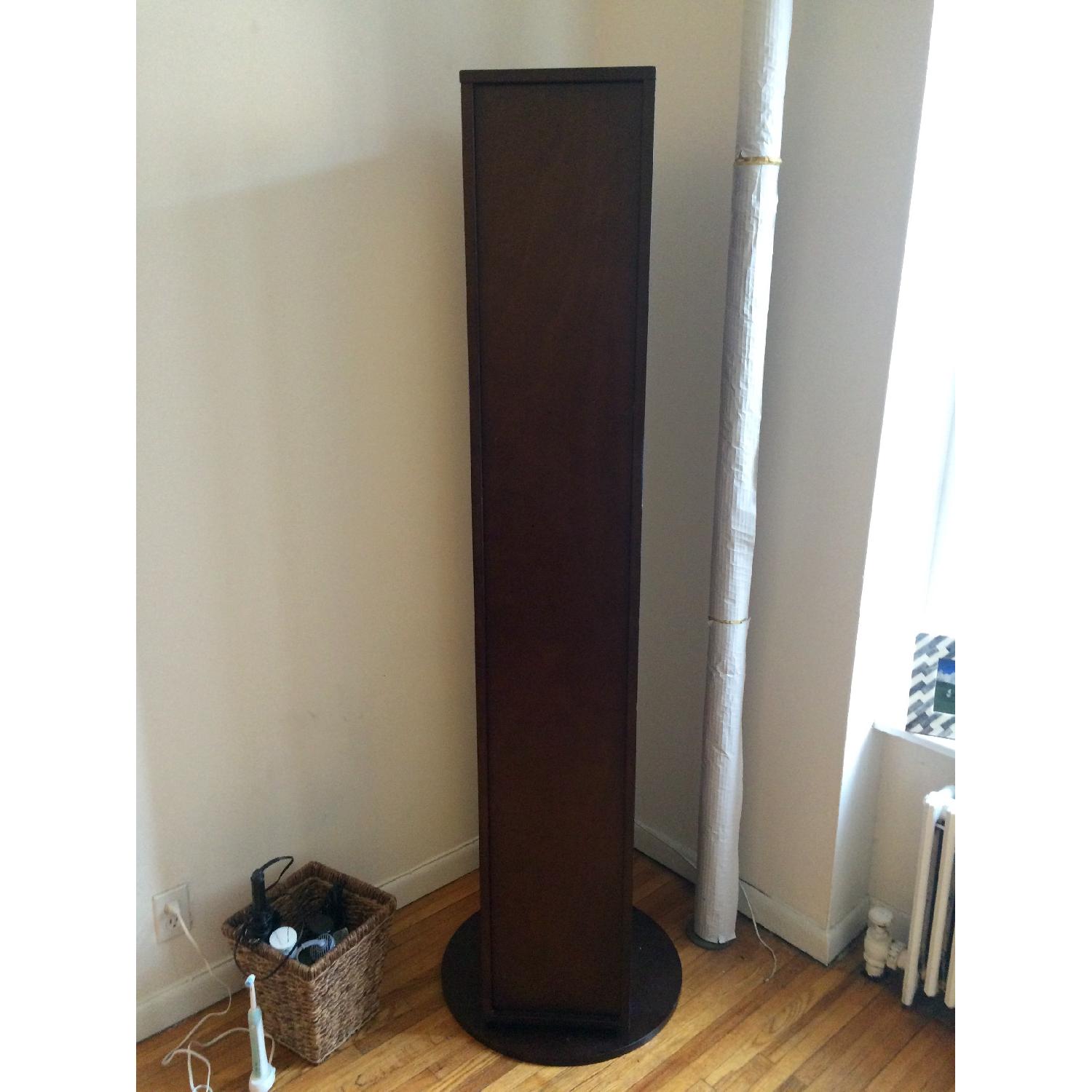 World Market Dark Mahogany Turner Swivel Tower - image-3