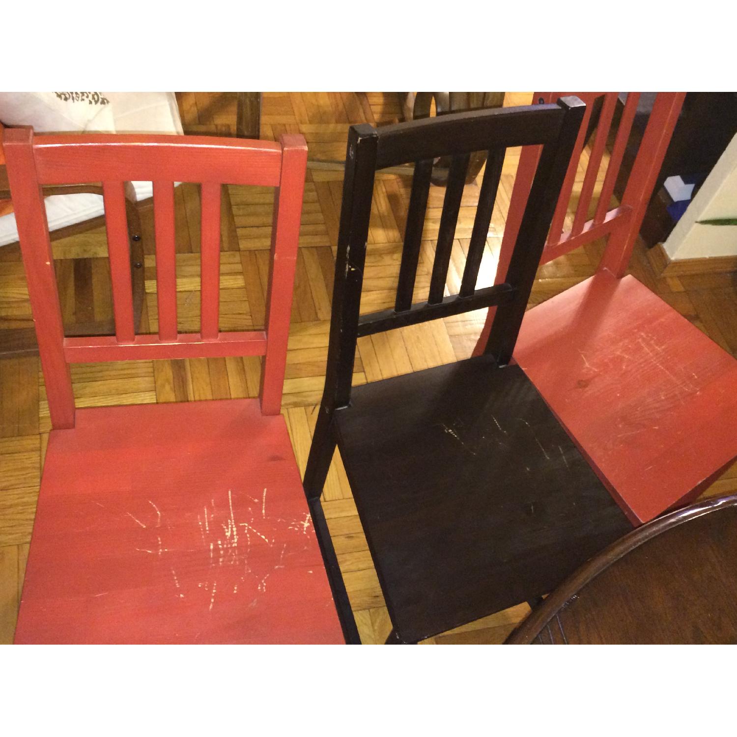 Pottery Barn Round Pedestal Table w/ 3 Chairs - image-1