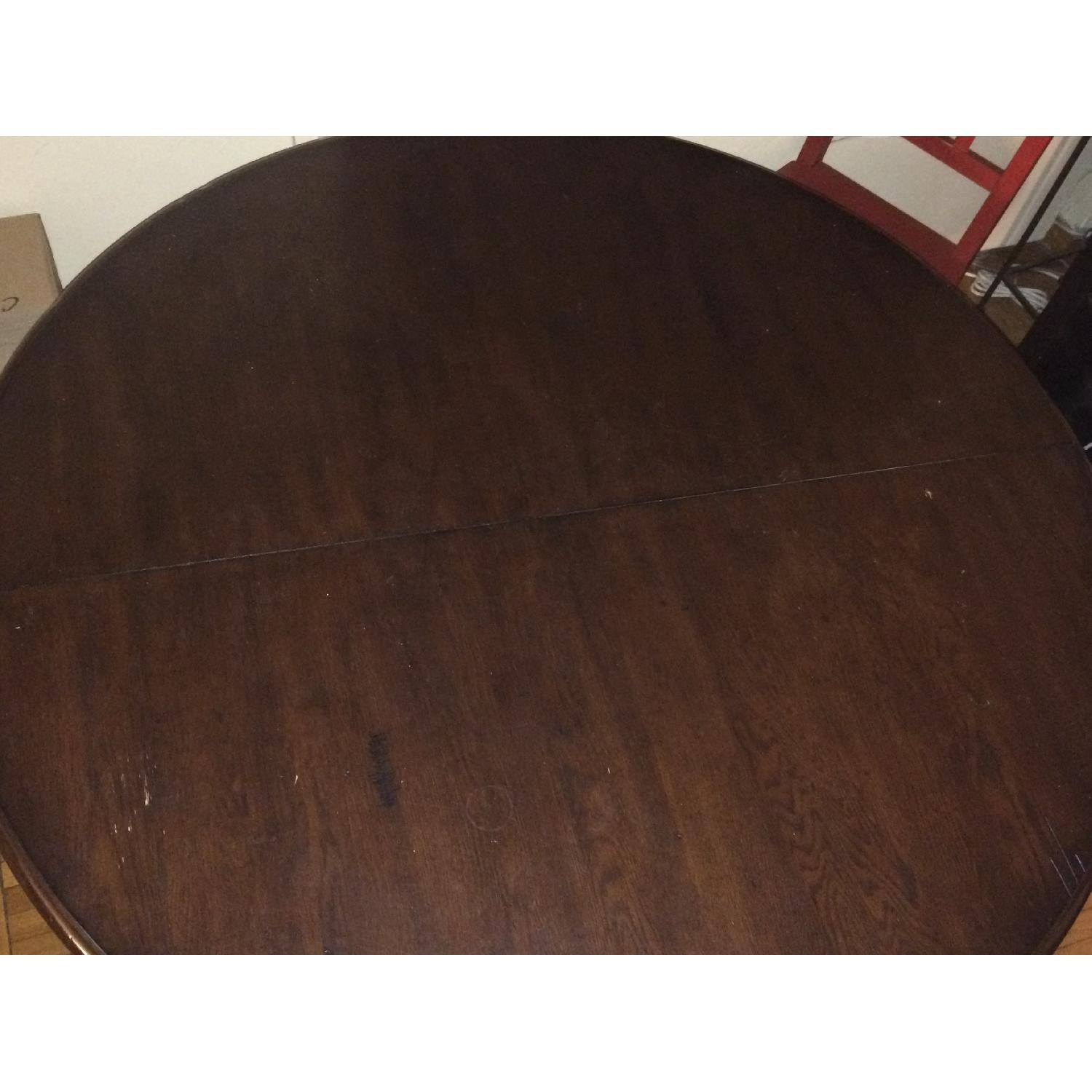 Pottery Barn Round Pedestal Table w/ 3 Chairs - image-2