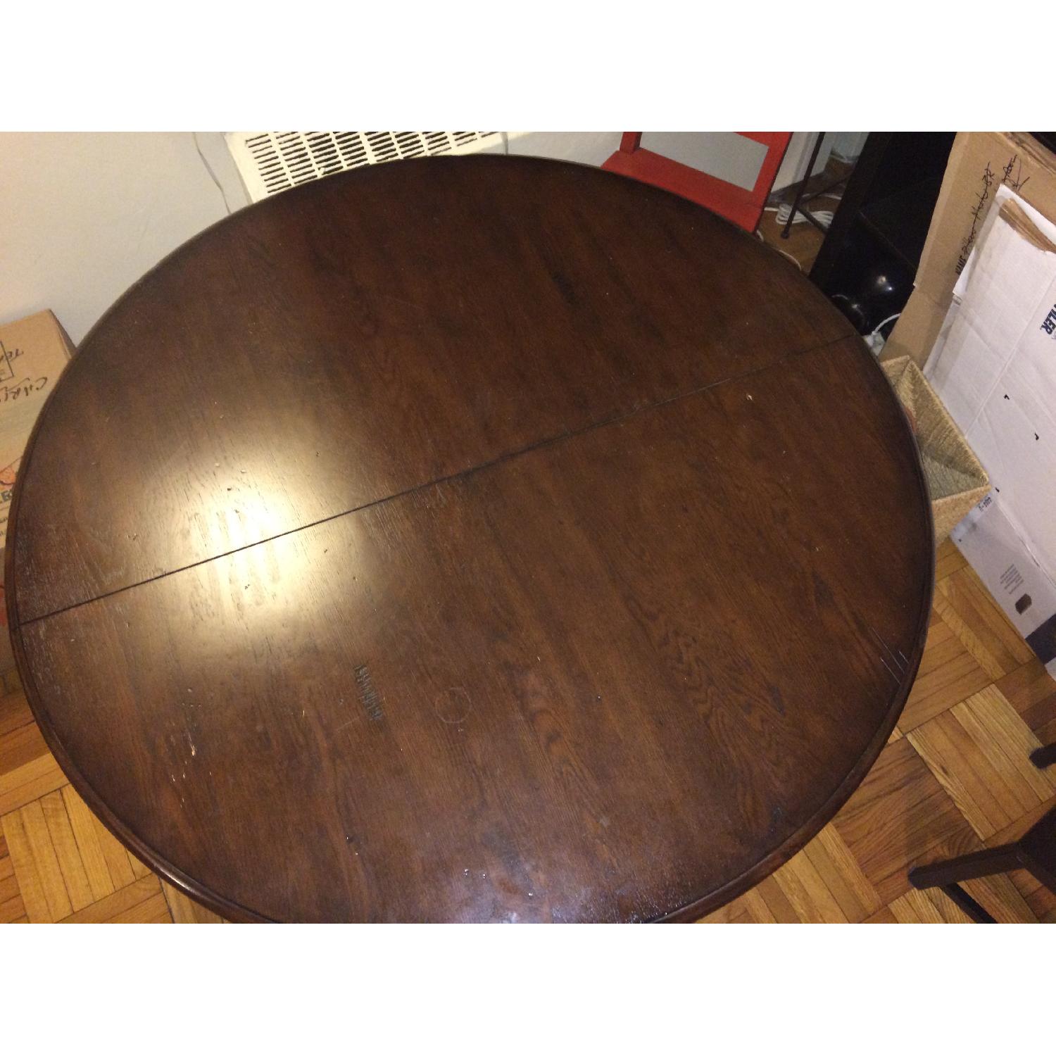 Pottery Barn Round Pedestal Table w/ 3 Chairs - image-5