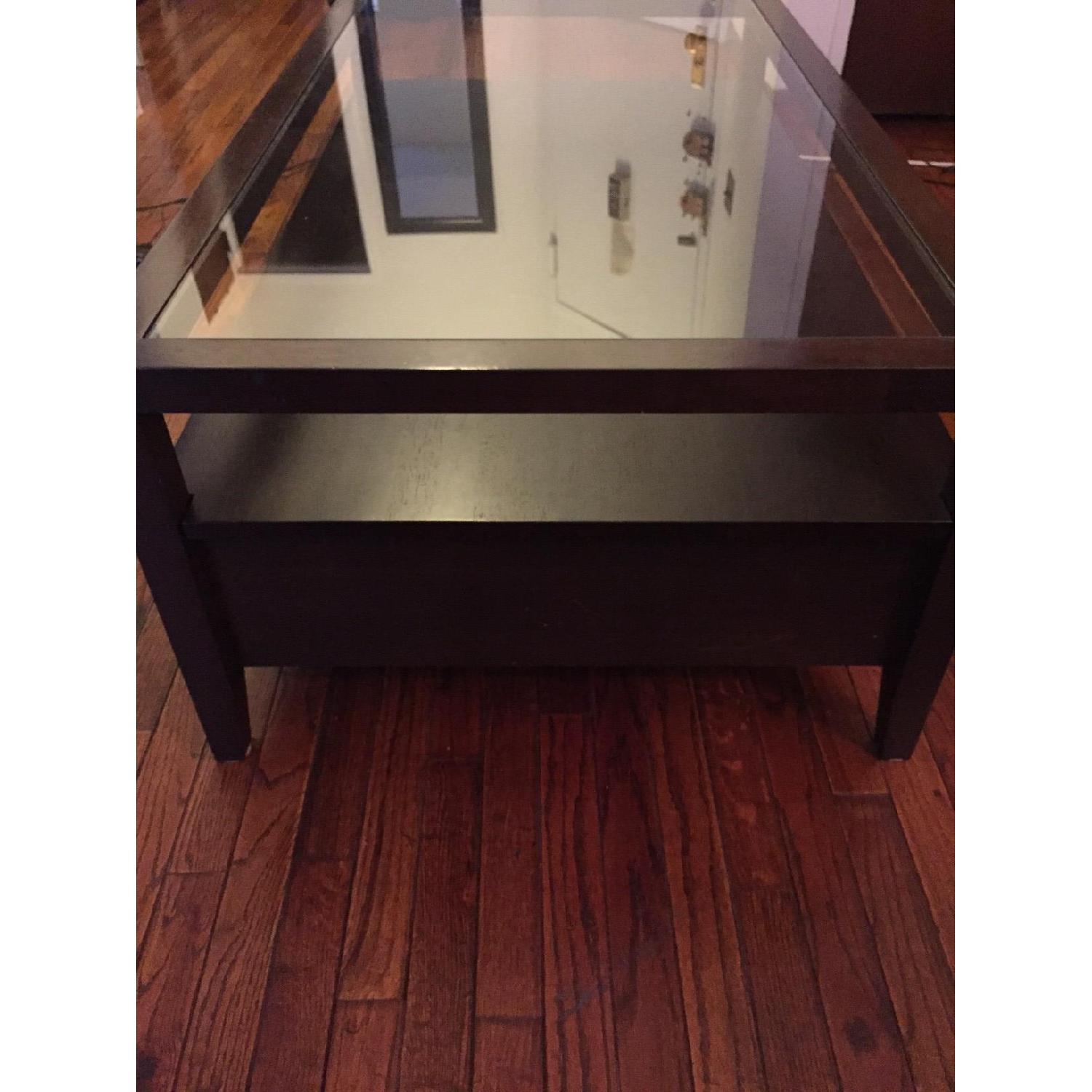 Aristo Halifax Brown Coffee Table AptDeco