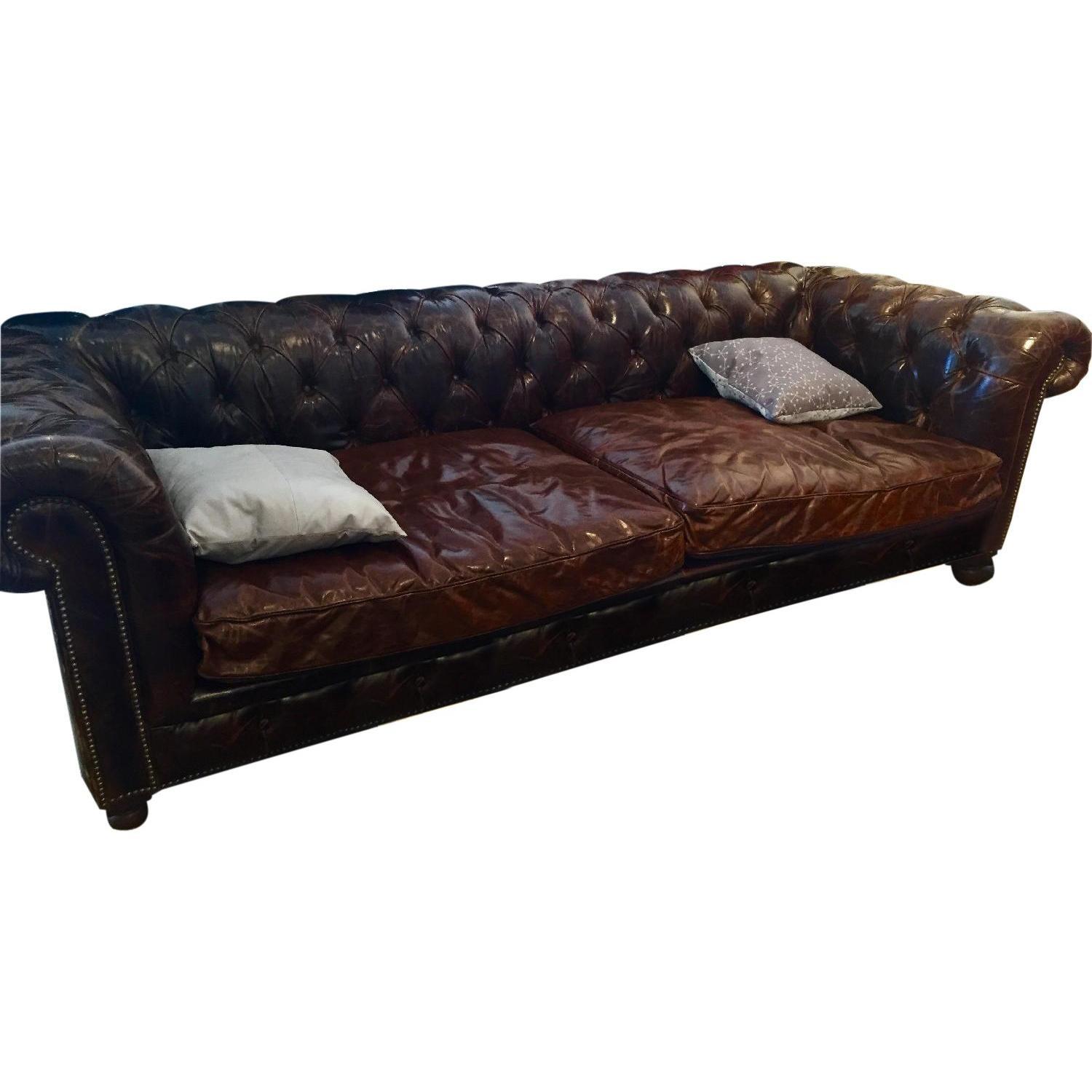 Restoration Hardware Chesterfield Style Sofa - AptDeco