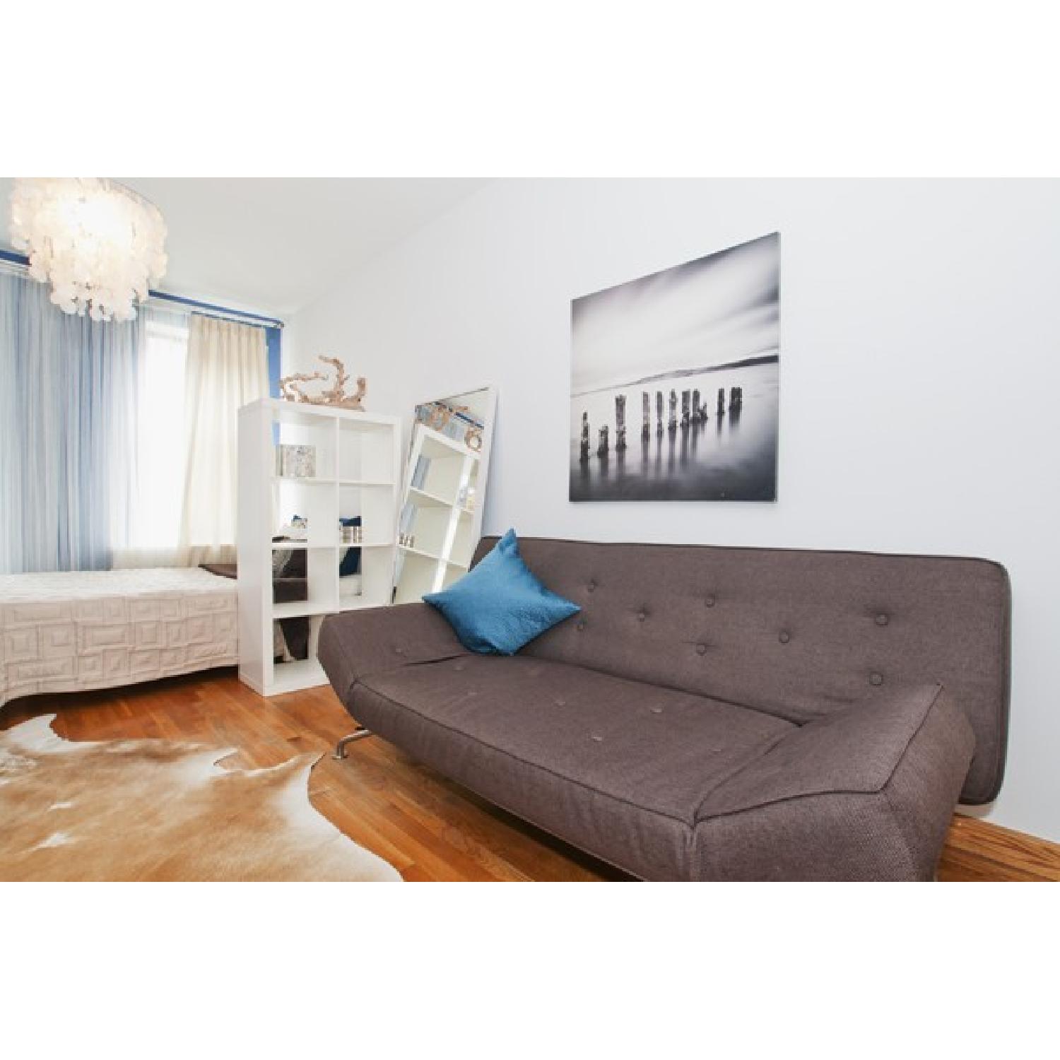 Bookcase w/ Adjustable Shelves in White - image-2