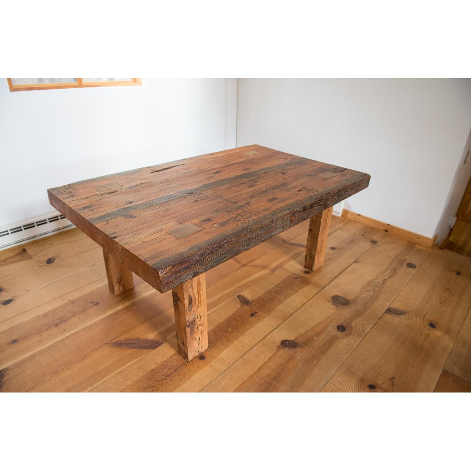 Rustic Reclaimed Wood Custom Dining Table - image-2