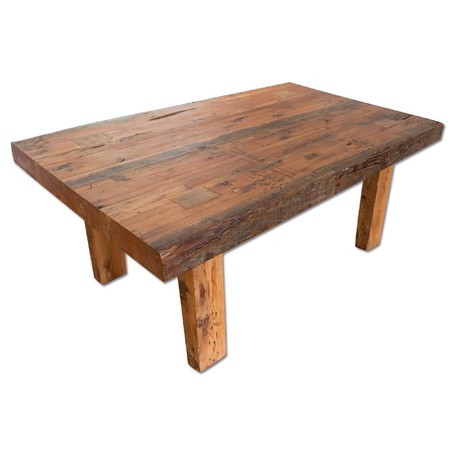 Rustic Reclaimed Wood Custom Dining Table - image-0