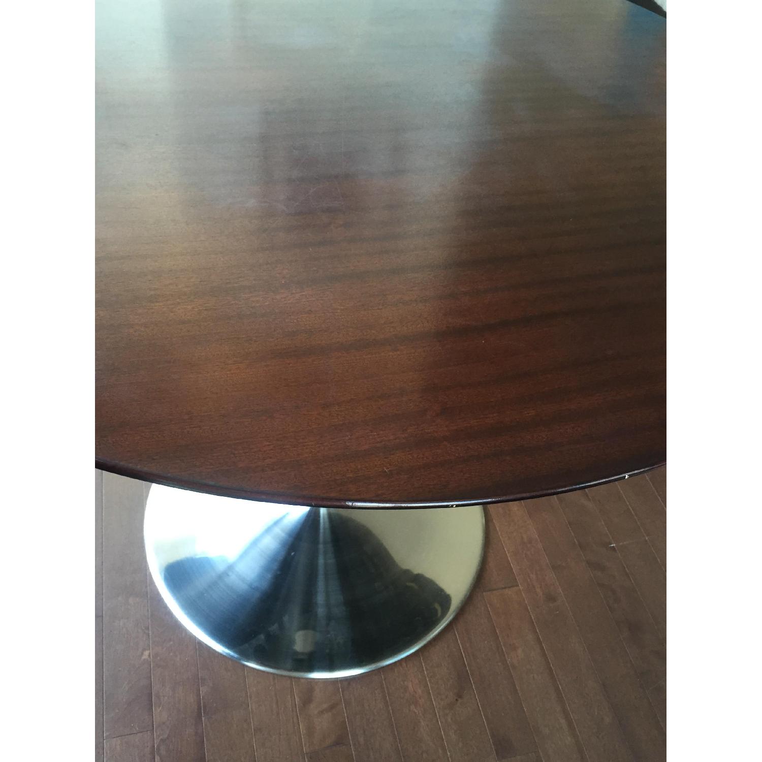 CB2 Tulip Bottom Wood Dining Table - image-8