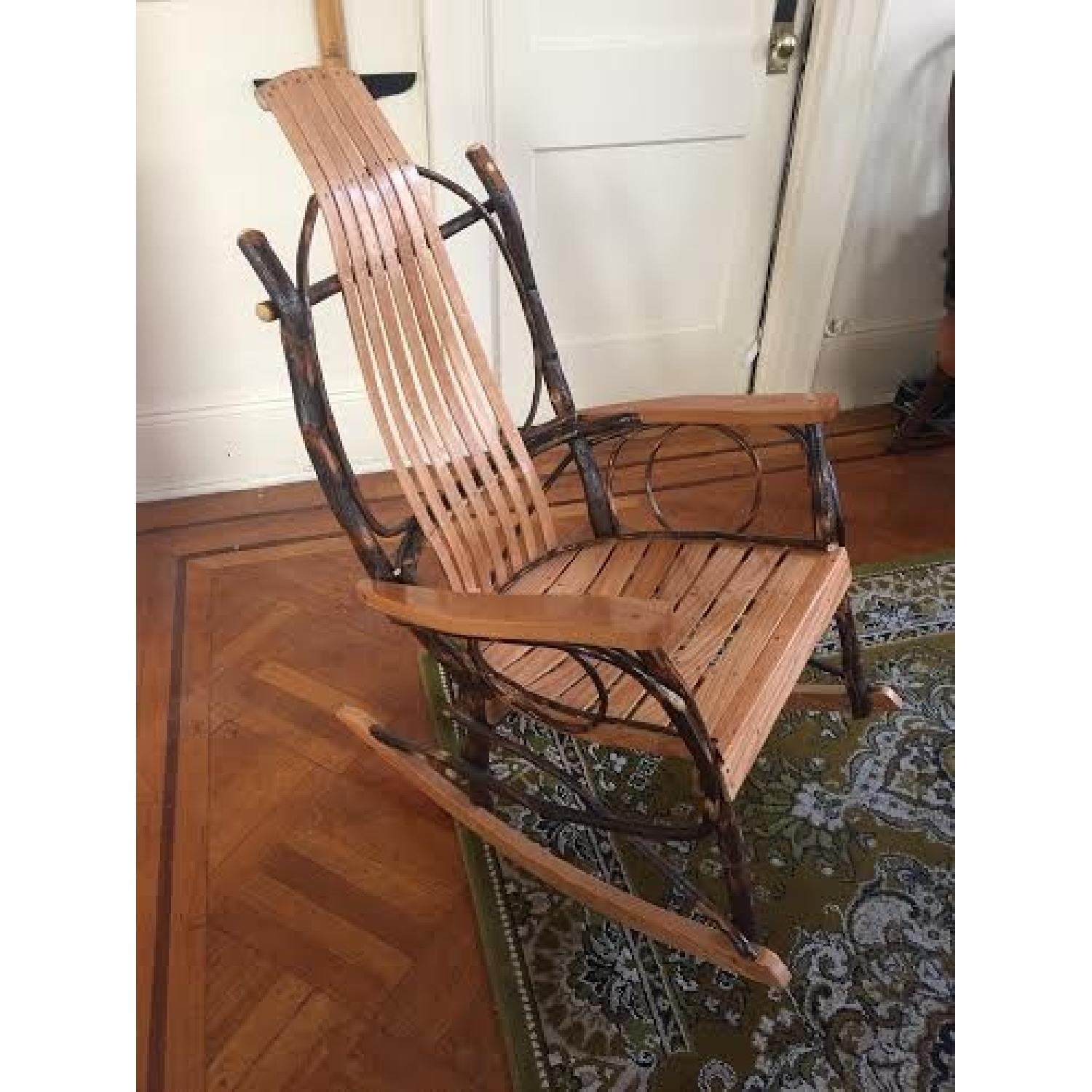 Amish Made Hickory Rocker - image-3