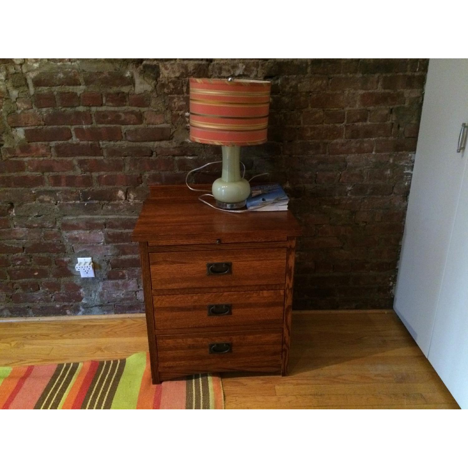 Restoration Hardware Bedroom Mission Collection-2 Tall Dressers & 2 Nightstands - image-2