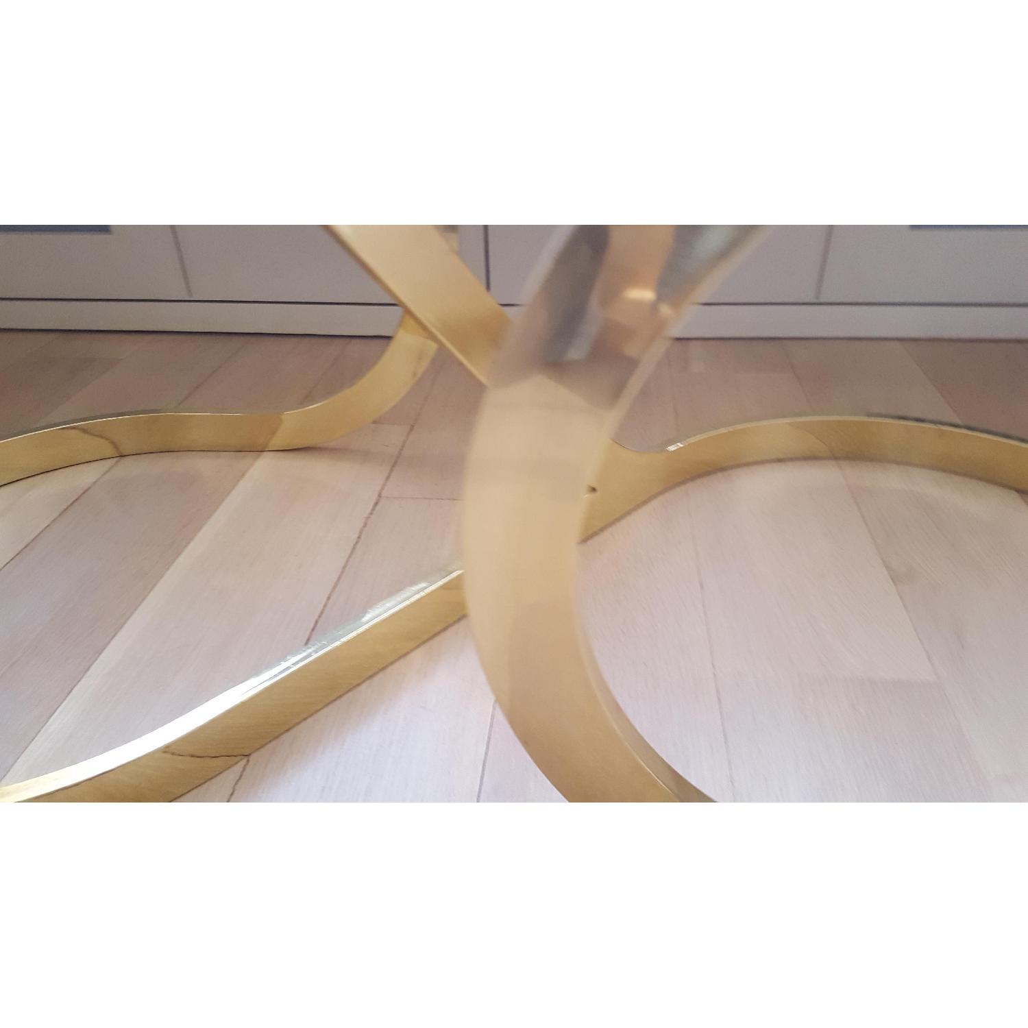 Vintage Milo Baughman Brass Coffee Table - image-4