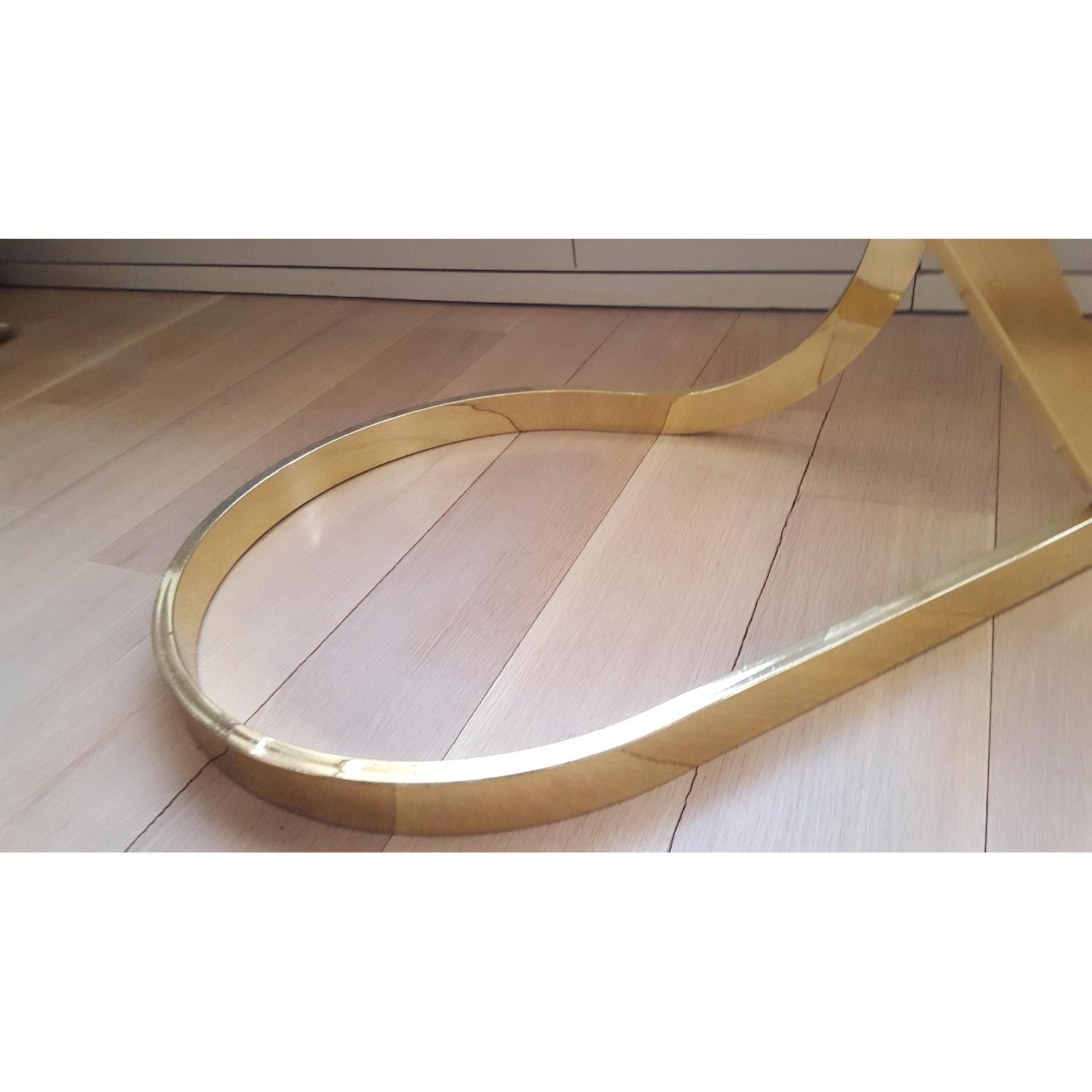 Vintage Milo Baughman Brass Coffee Table - image-5