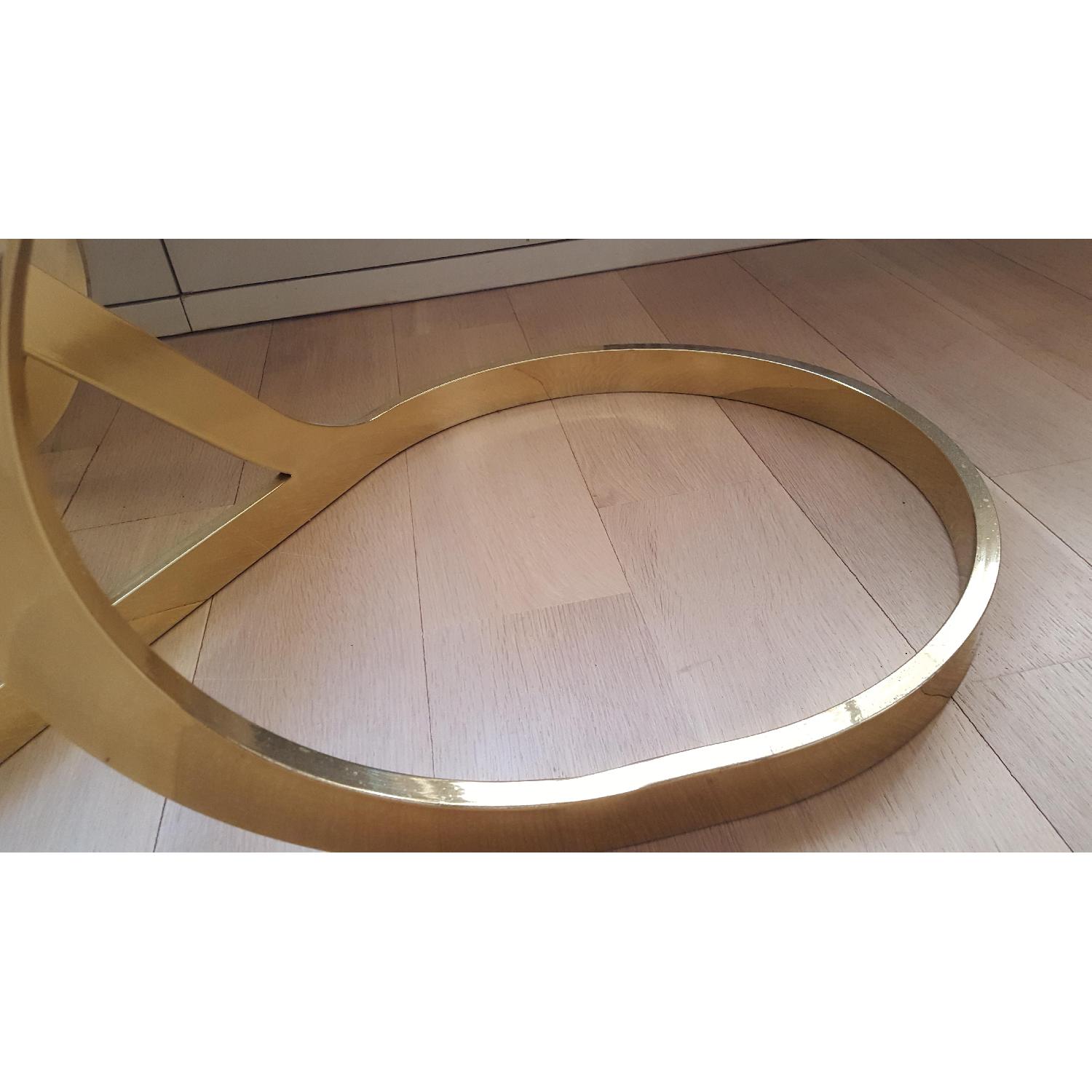 Vintage Milo Baughman Brass Coffee Table - image-6