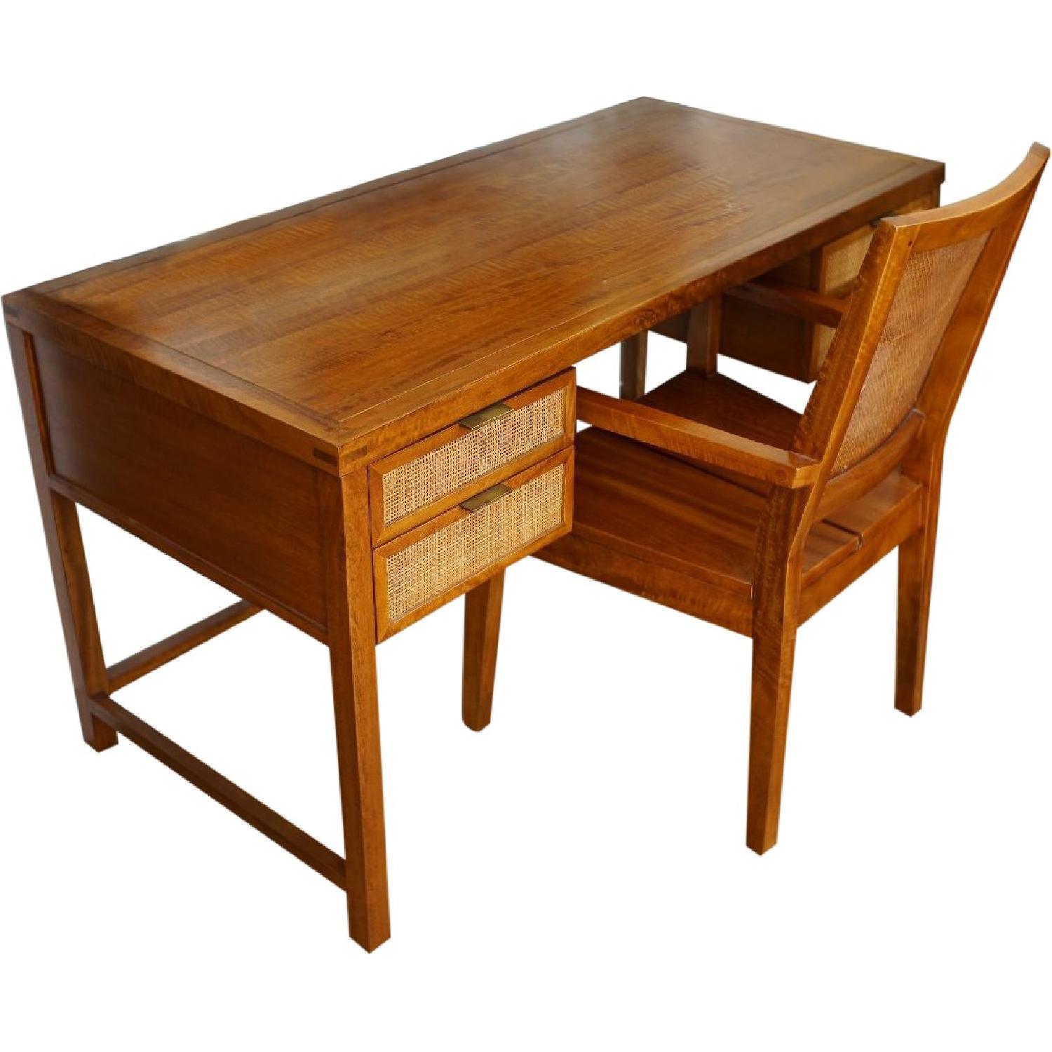 Crate & Barrel Blake Desk w/ Chair - image-0