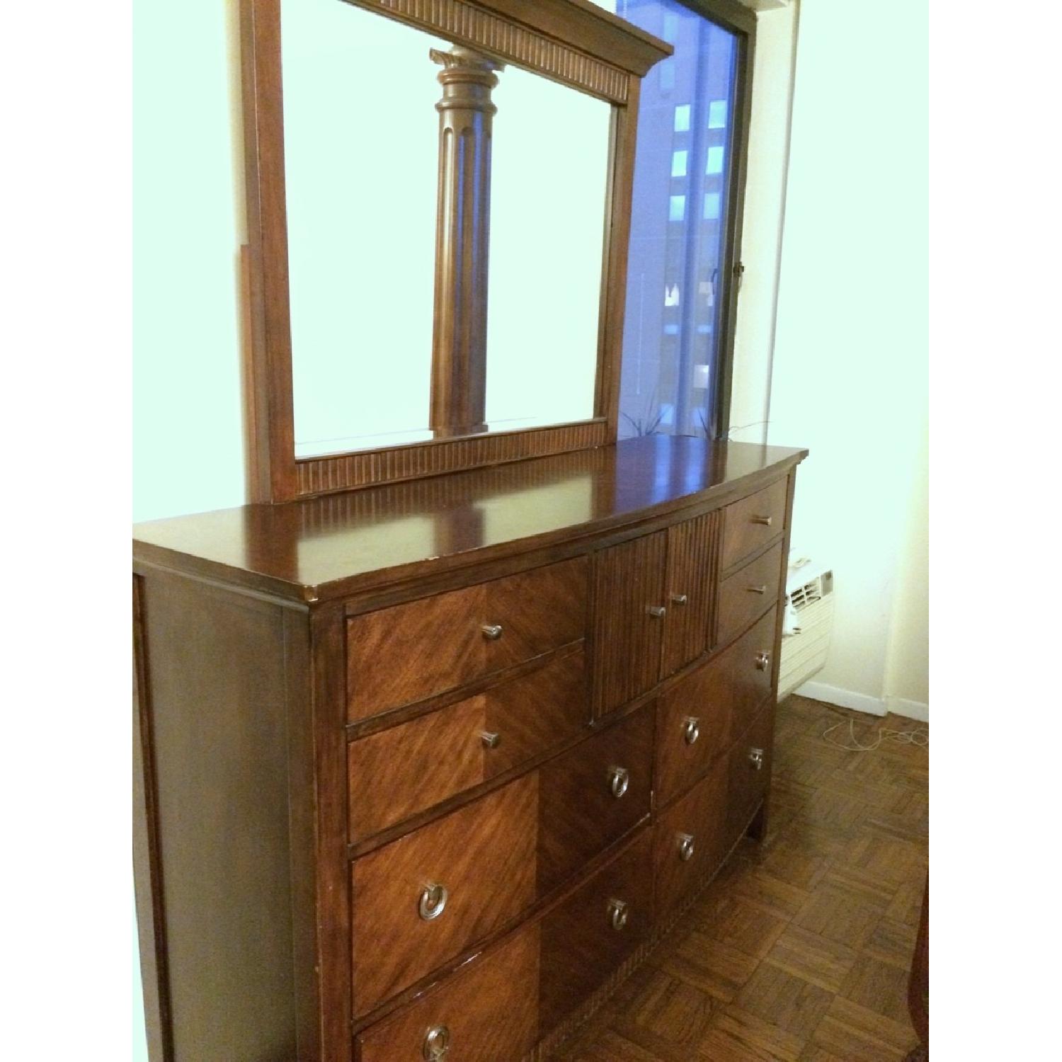 Ashley's 8 Drawer Dresser w/ Mirror - image-1