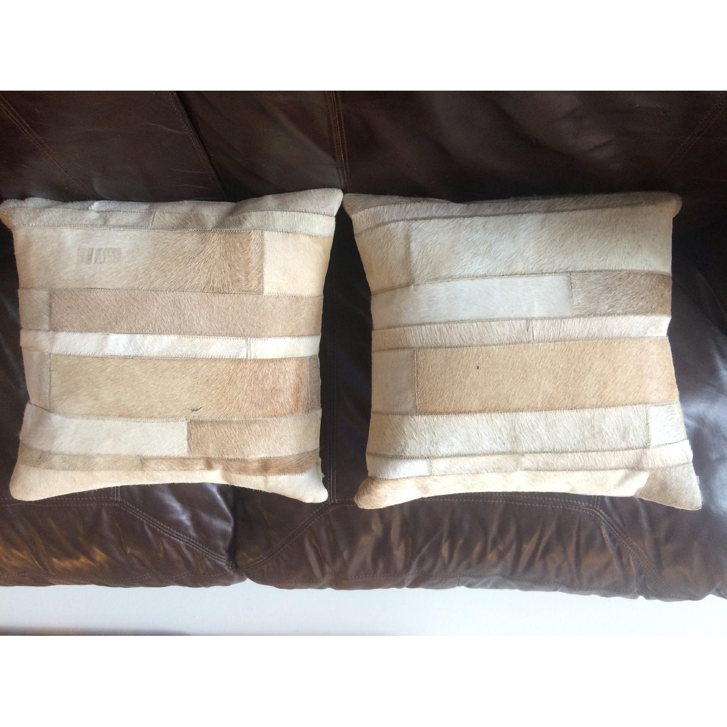 Pier 1 Natural Throw Pillows Pair Aptdeco