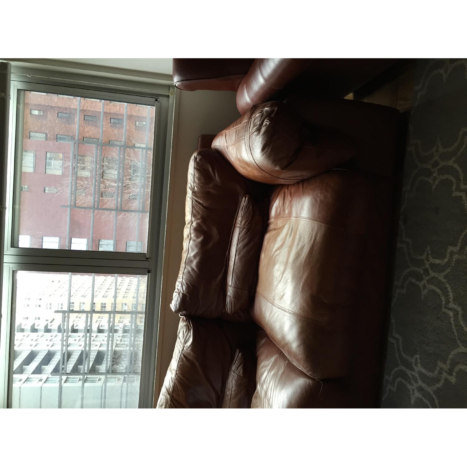 DFS Leather Sofa - image-2