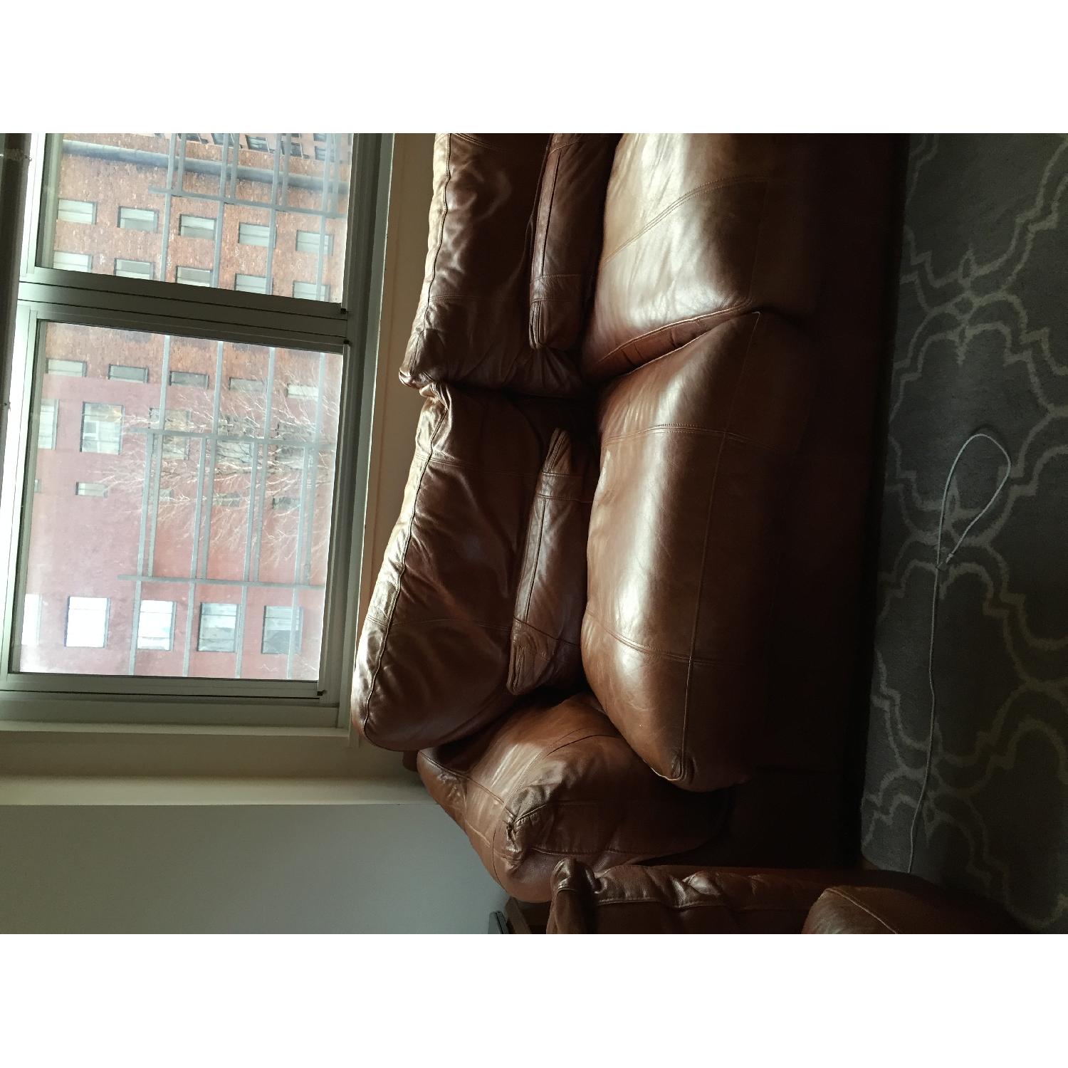 DFS Leather Sofa - image-3