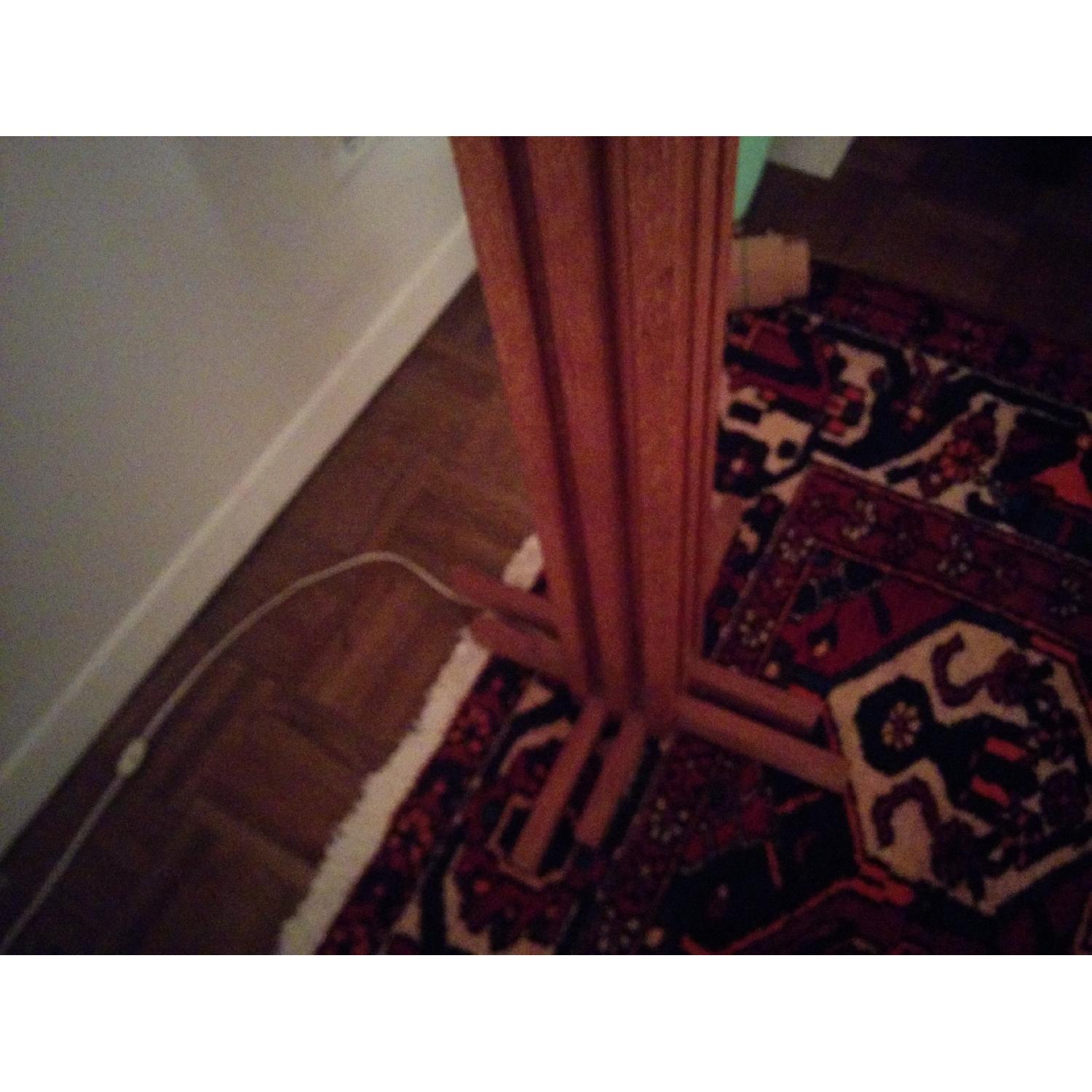 Vintage Handmade Craftsman Modern Arts Crafts Mission Oak Floor Lamp - image-1