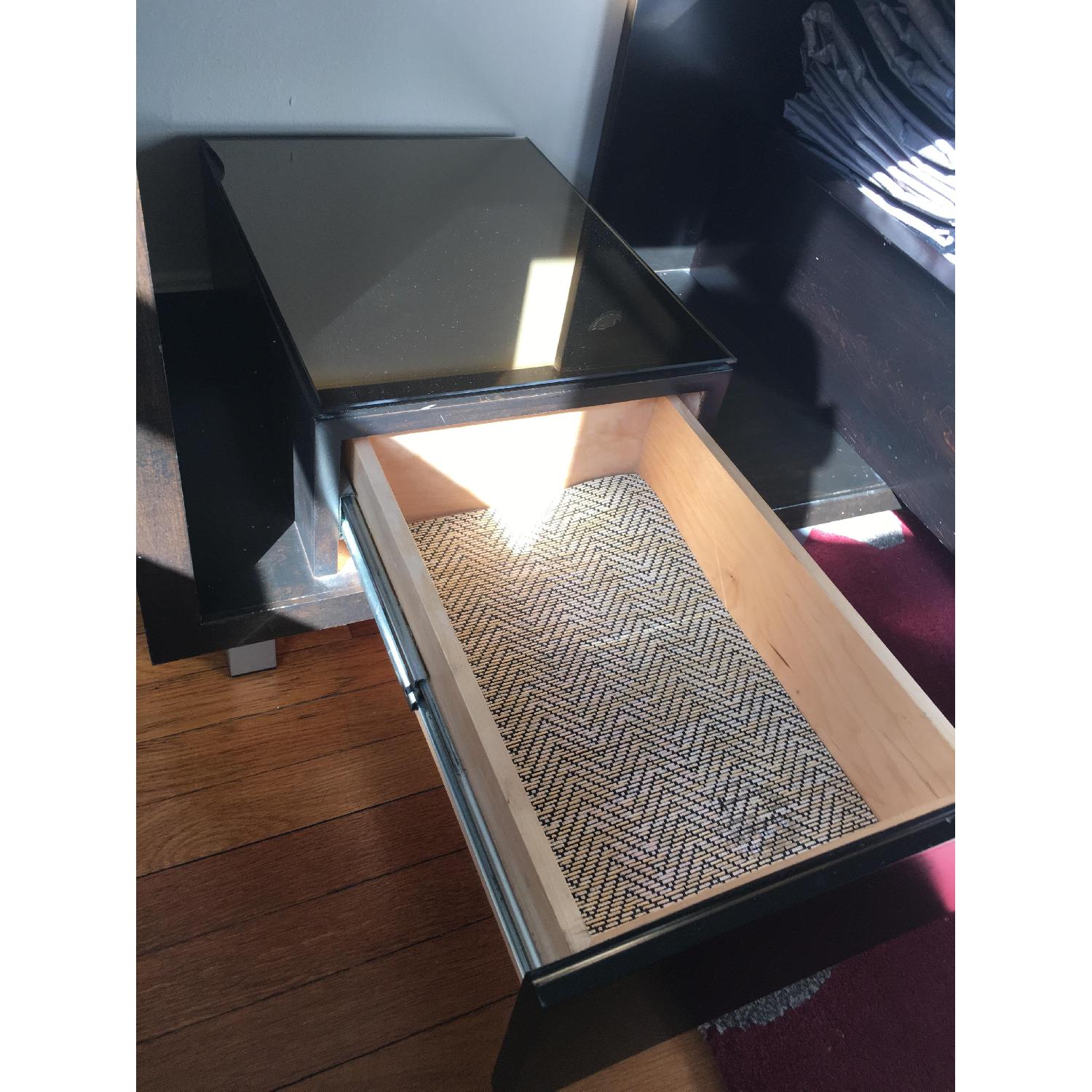 King Platform Bed with Integrated Adjustable Headboard and Side Tables - image-4