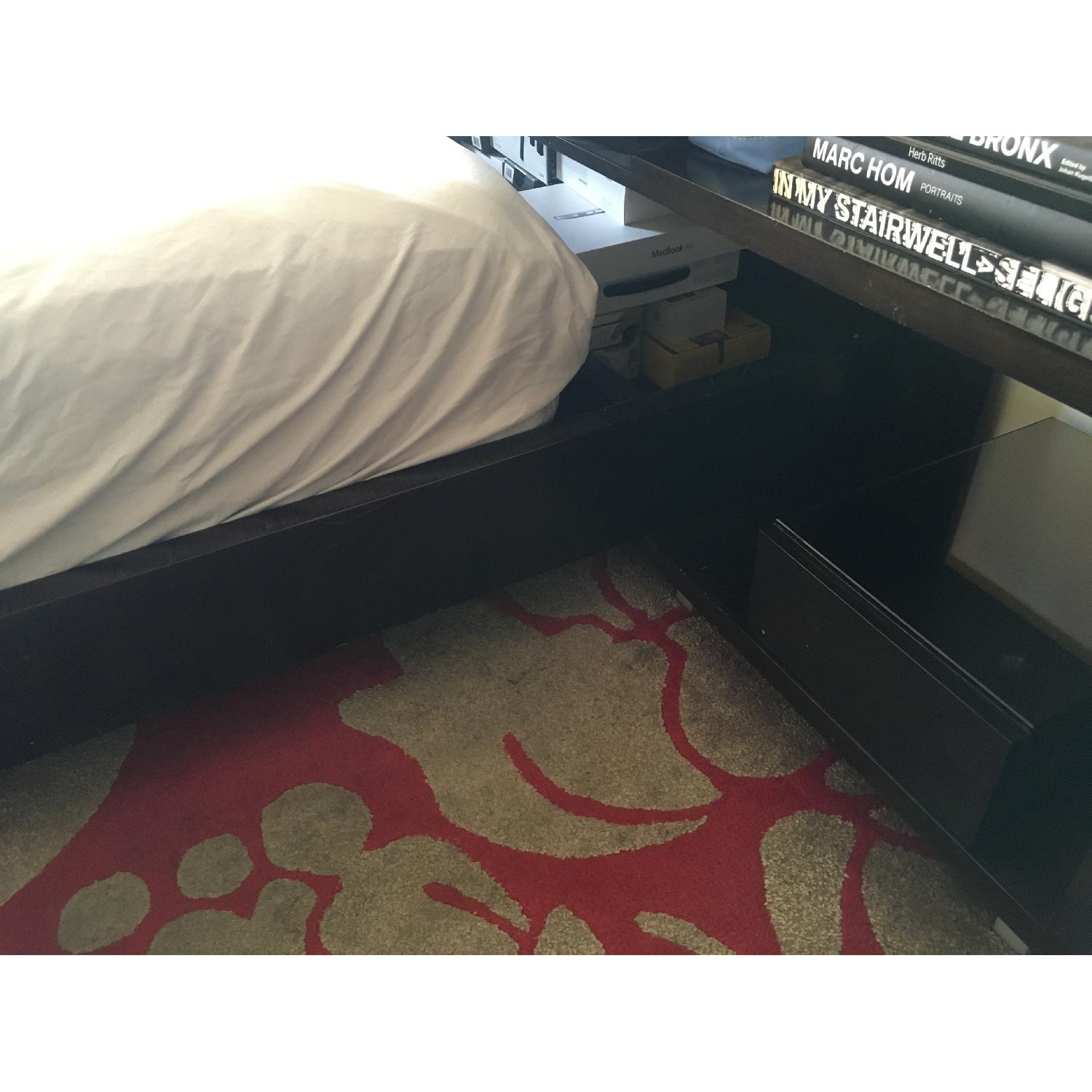 King Platform Bed with Integrated Adjustable Headboard and Side Tables - image-7