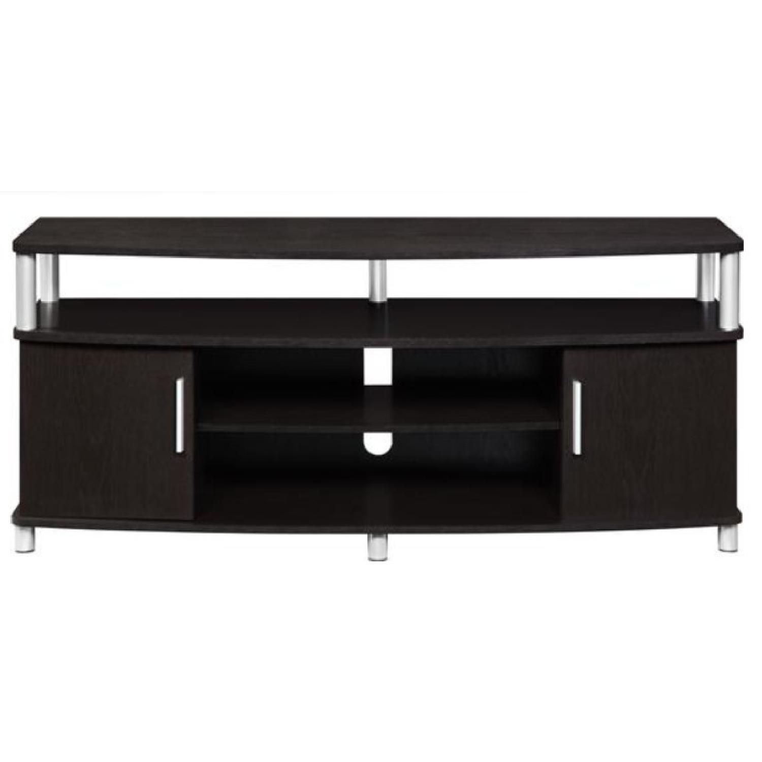 Altra Carson TV Stand in Espresso/Silver - image-1