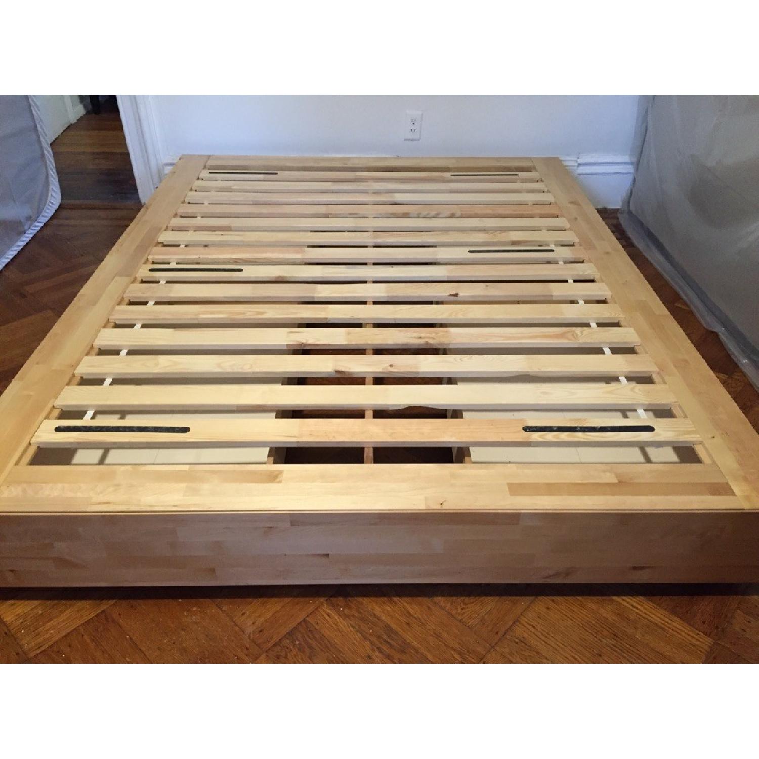 Ikea Mandal Queen Bed w/ Storage Drawers - image-4