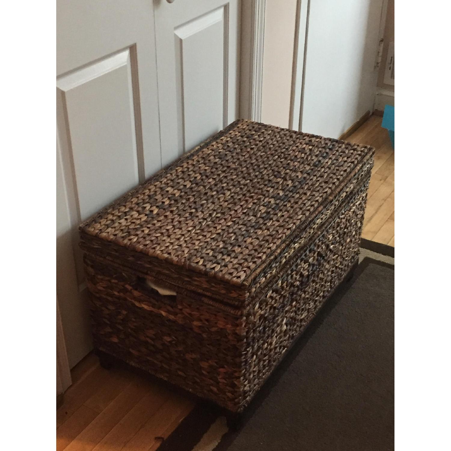 Wicker Storage Chest - image-1