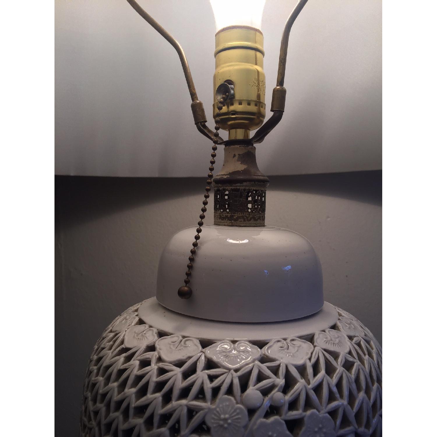 Antique Blanc De Chine Ginger Jar Lamp - image-2