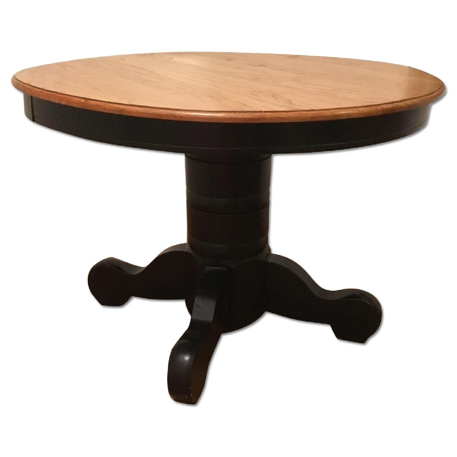 Pottery Barn Pedestal Table - image-0