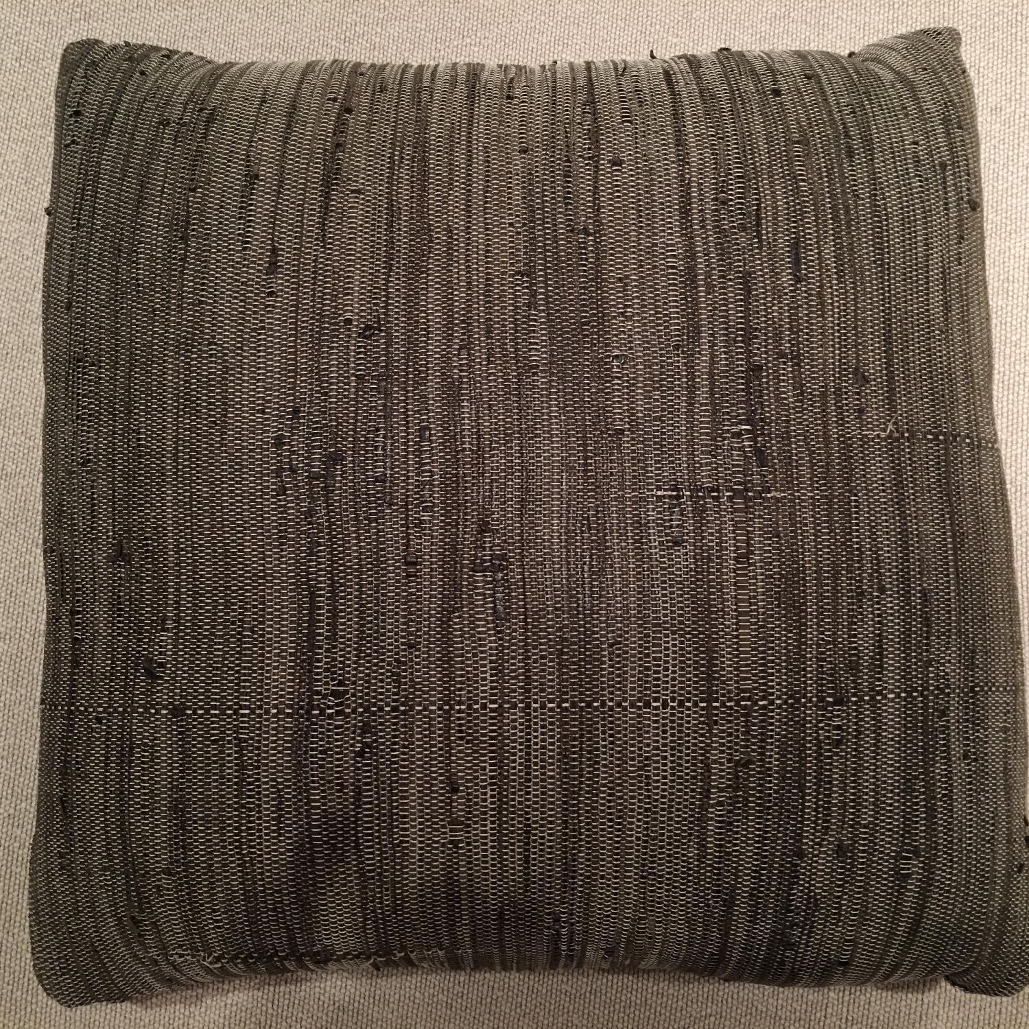Woven Dualoy Leather Down Pillows - Pair - image-4