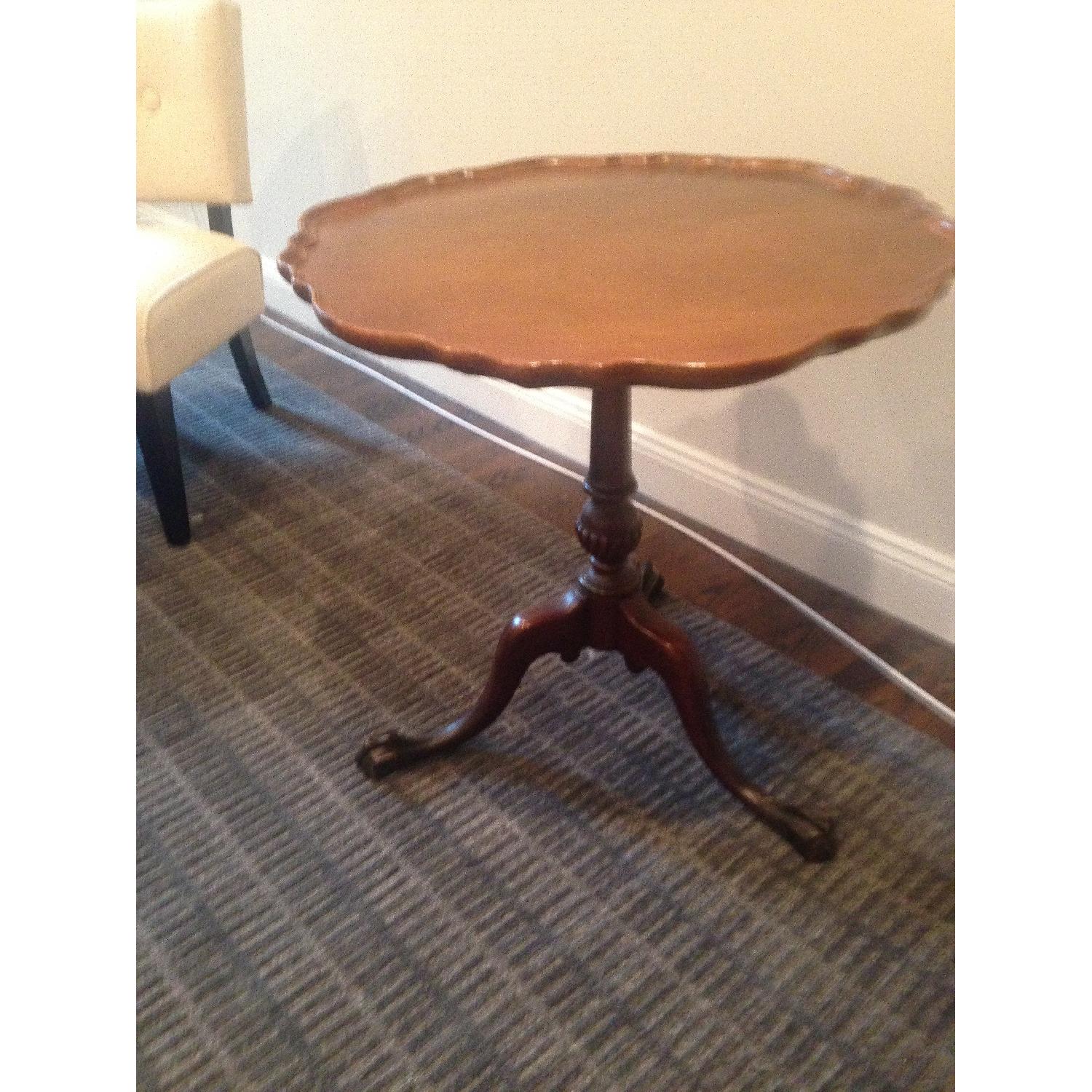 Antique Pie Crust Table - image-3