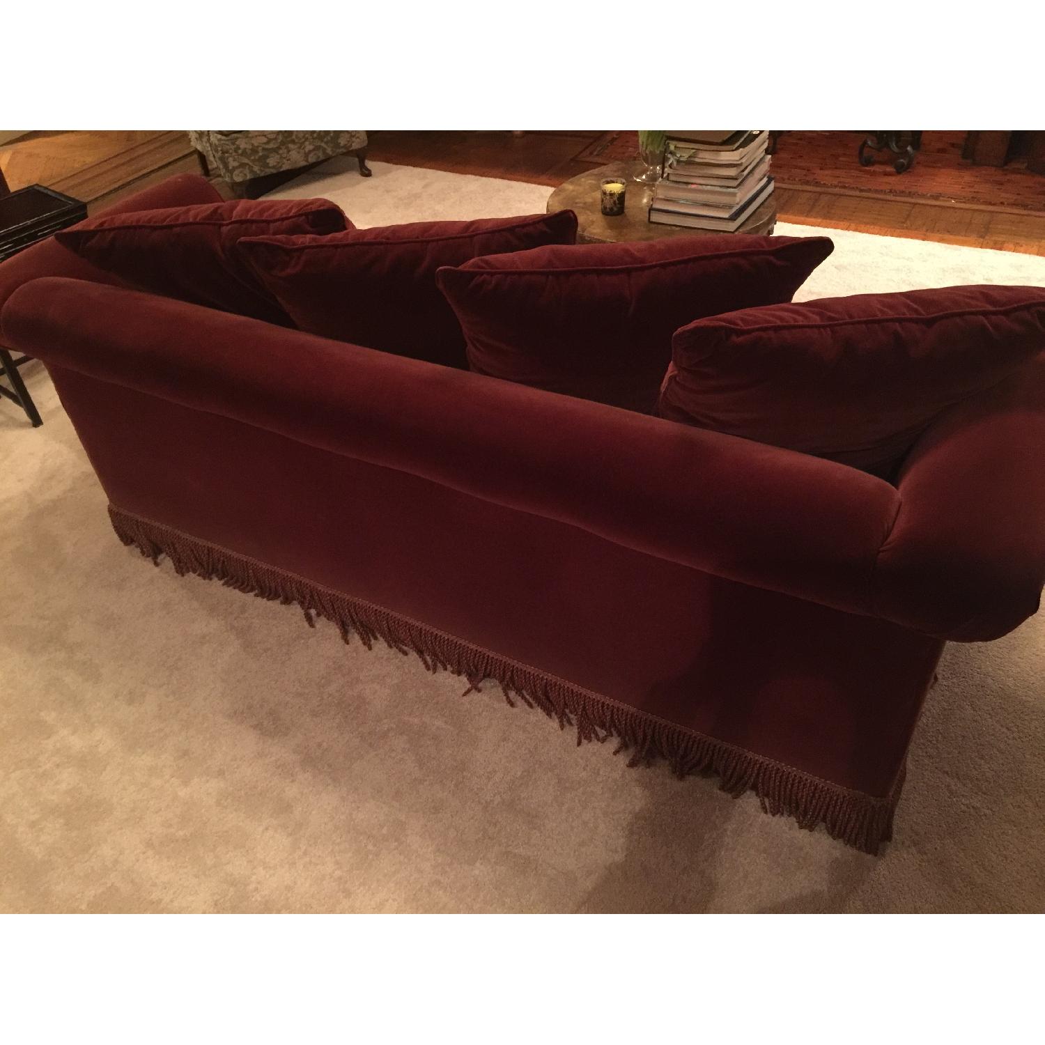 Bernhardt Velvet Sofa - image-4