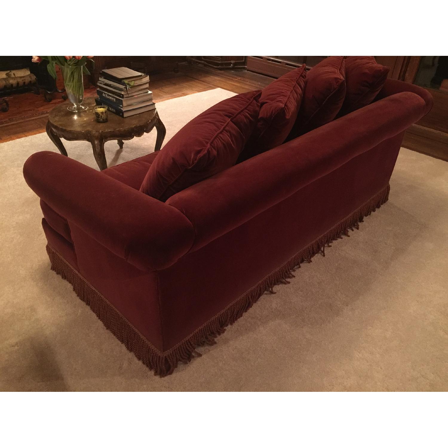 Bernhardt Velvet Sofa - image-5