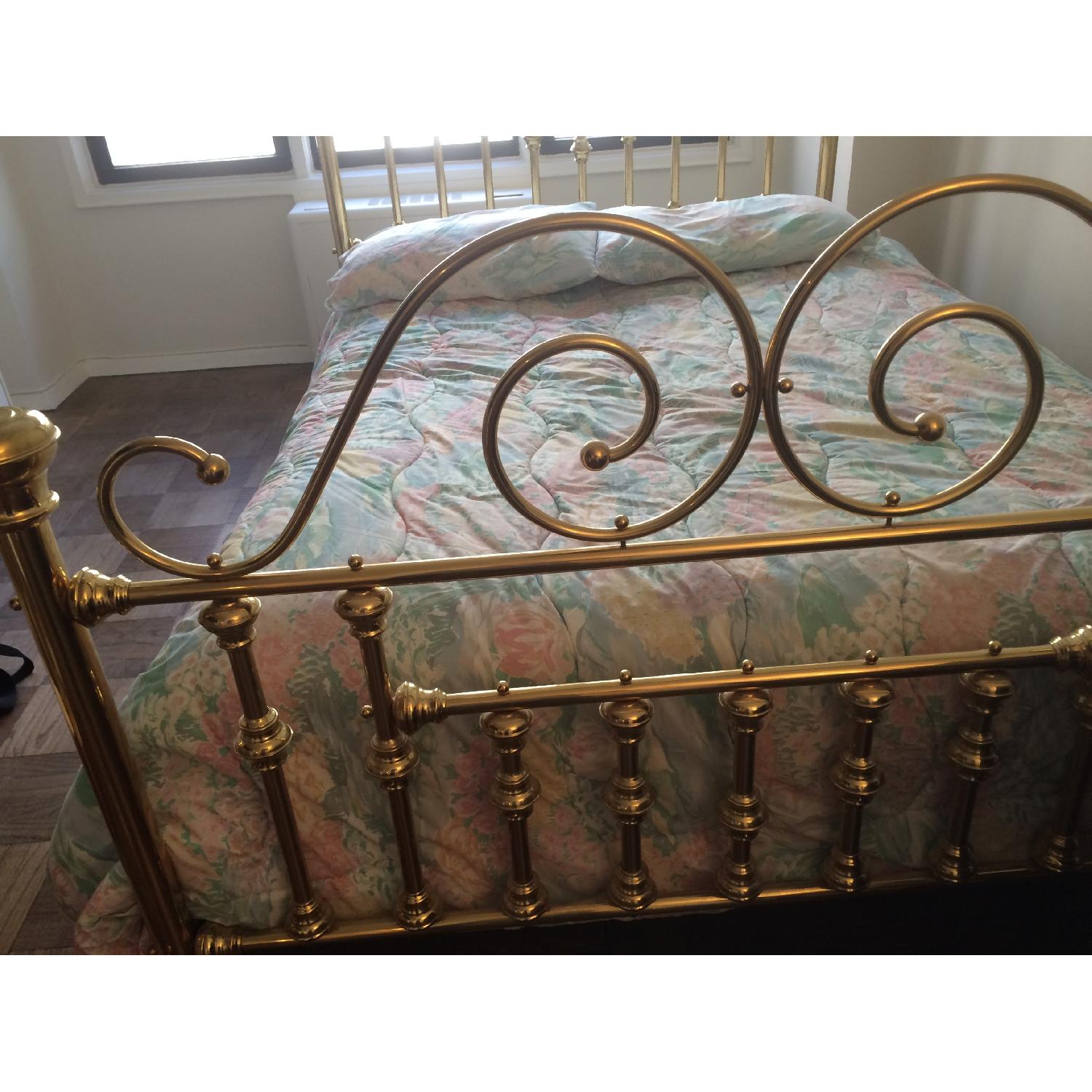Isabel Company Solid Brass Queen Size Bed Frame - image-2