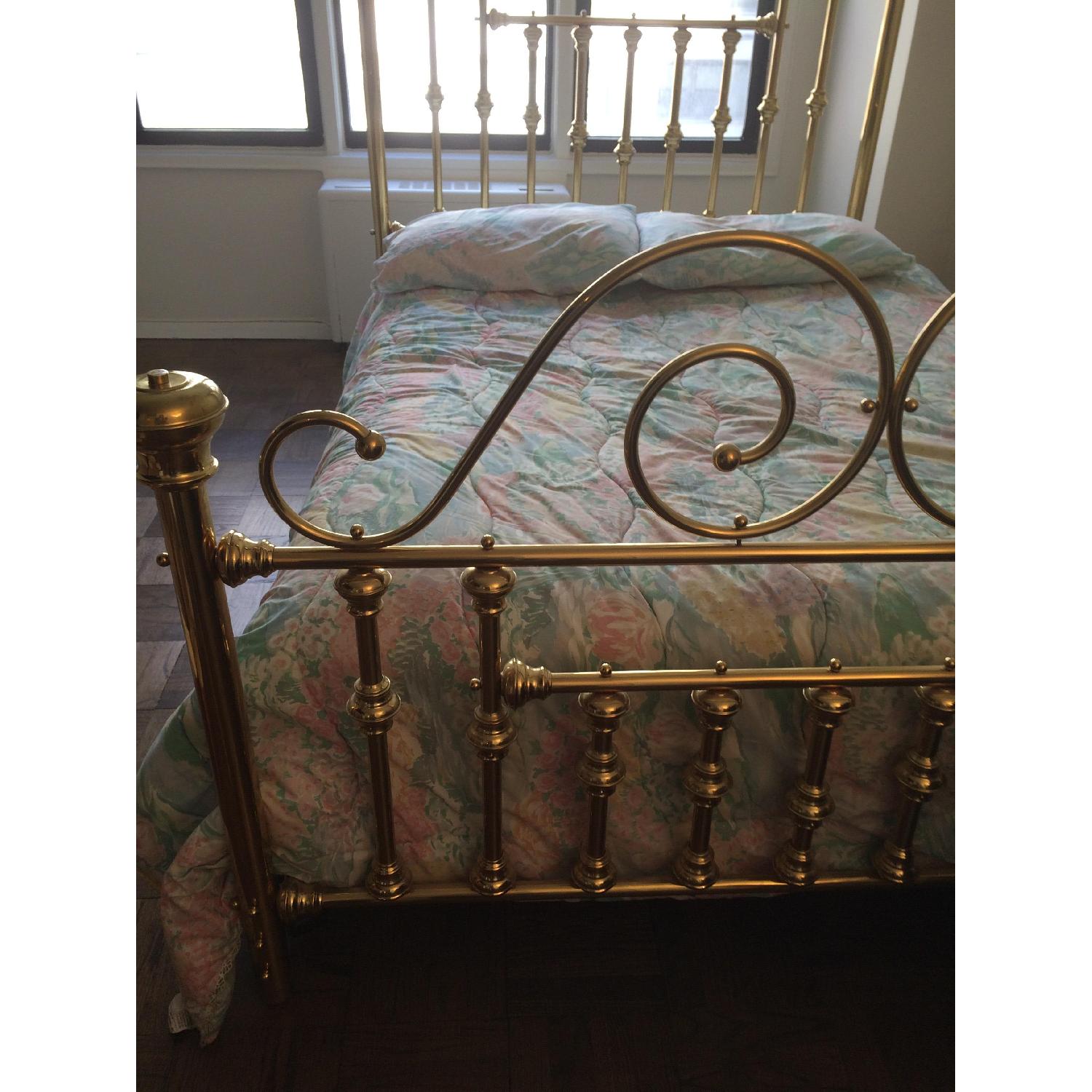 Isabel Company Solid Brass Queen Size Bed Frame - image-3