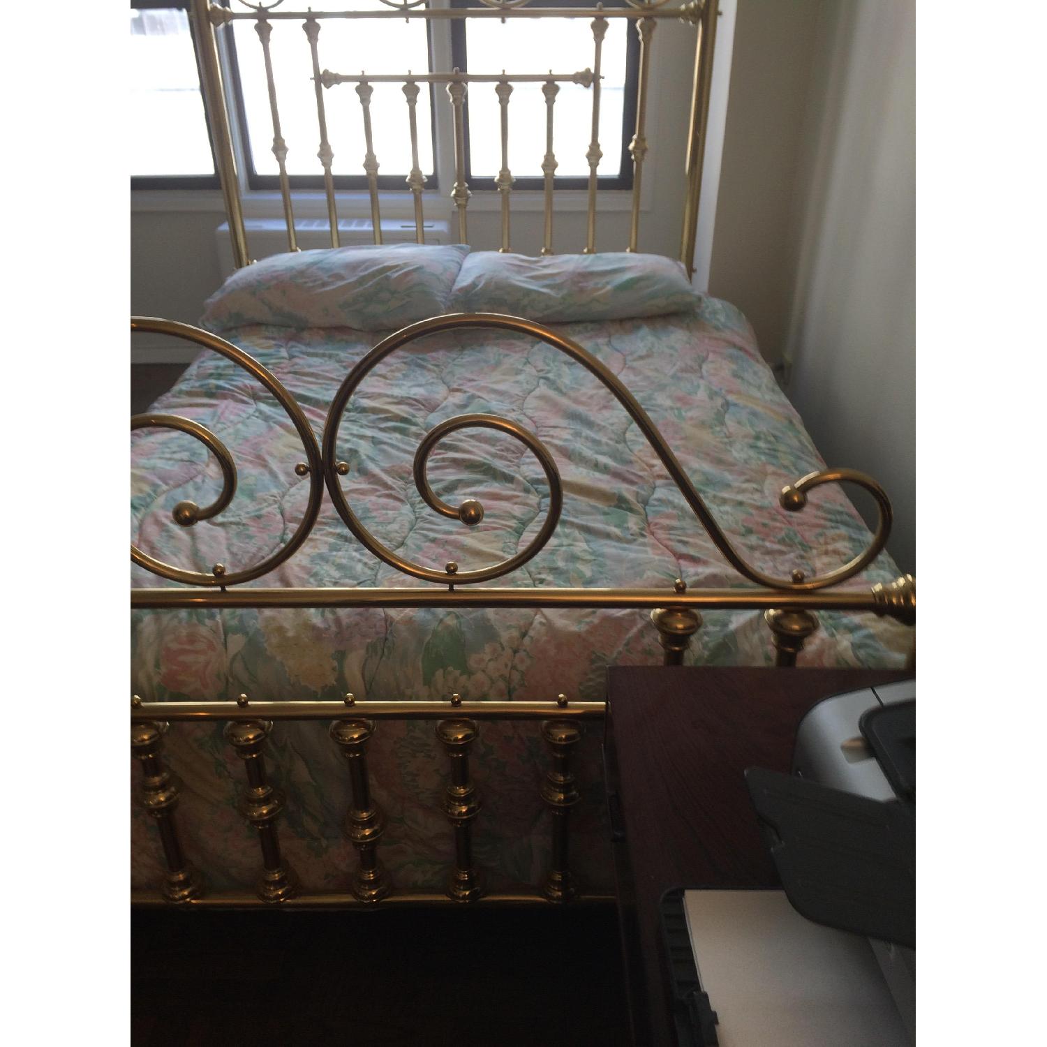 Isabel Company Solid Brass Queen Size Bed Frame - image-4