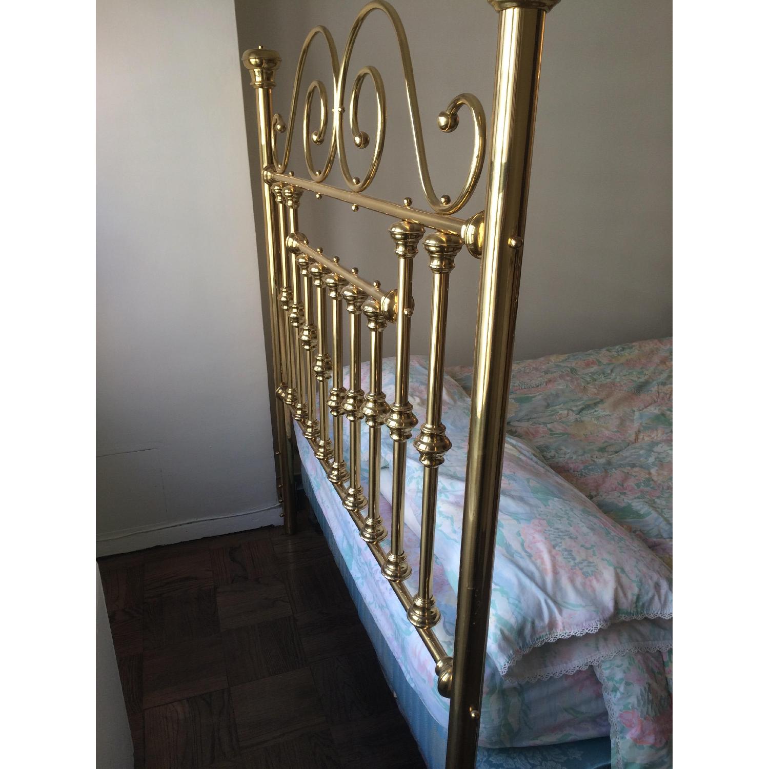 Isabel Company Solid Brass Queen Size Bed Frame - image-5