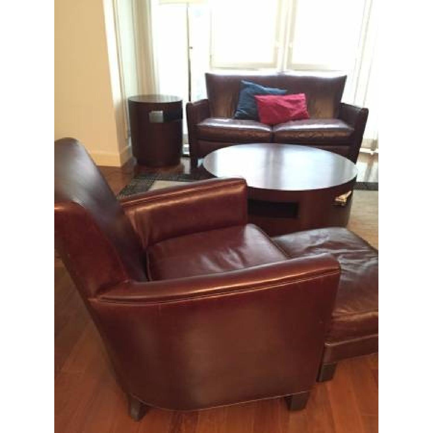 Crate & Barrel Tambe Walnut Coffee Table - image-2