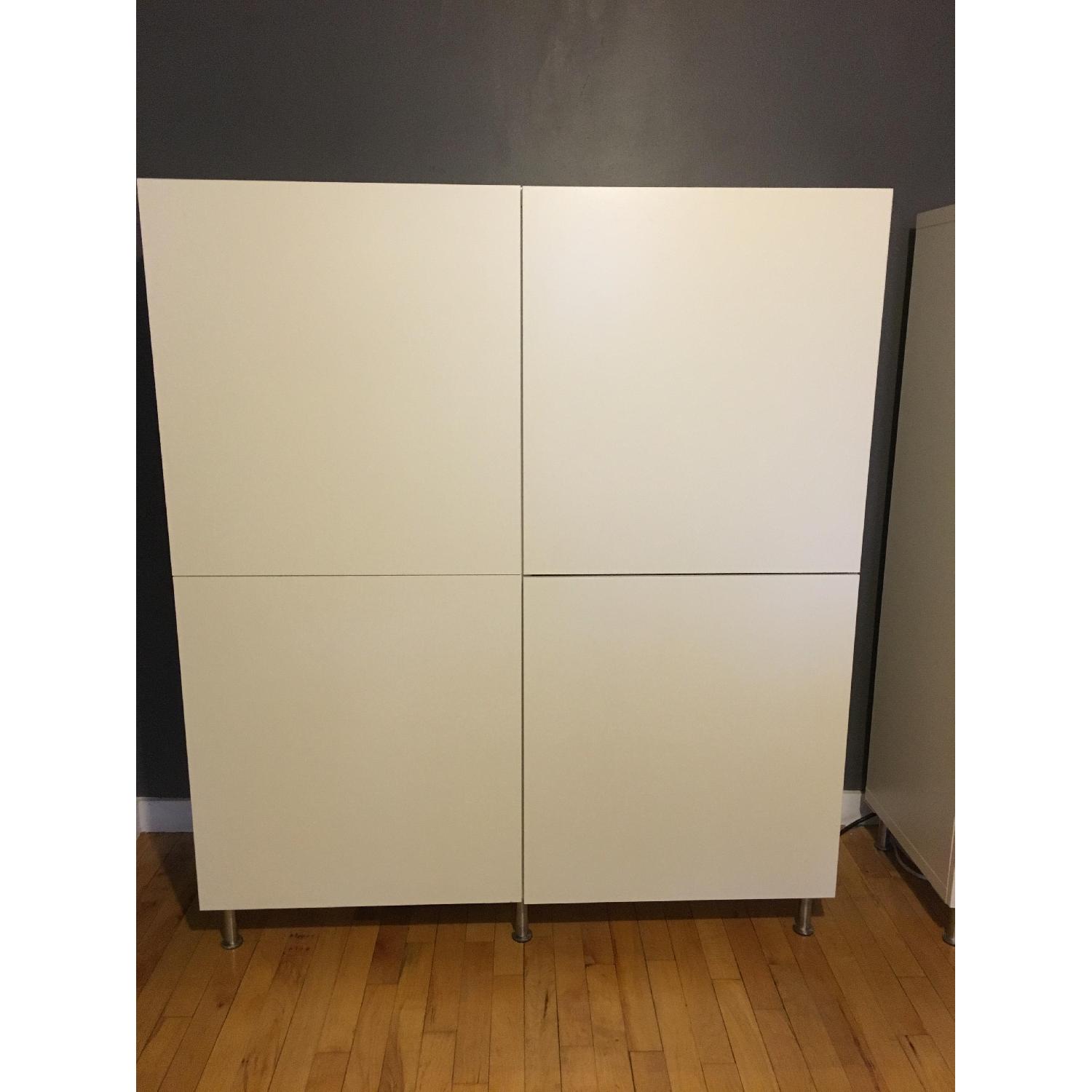 Ikea Besta 4 Door Shelving Unit - image-2