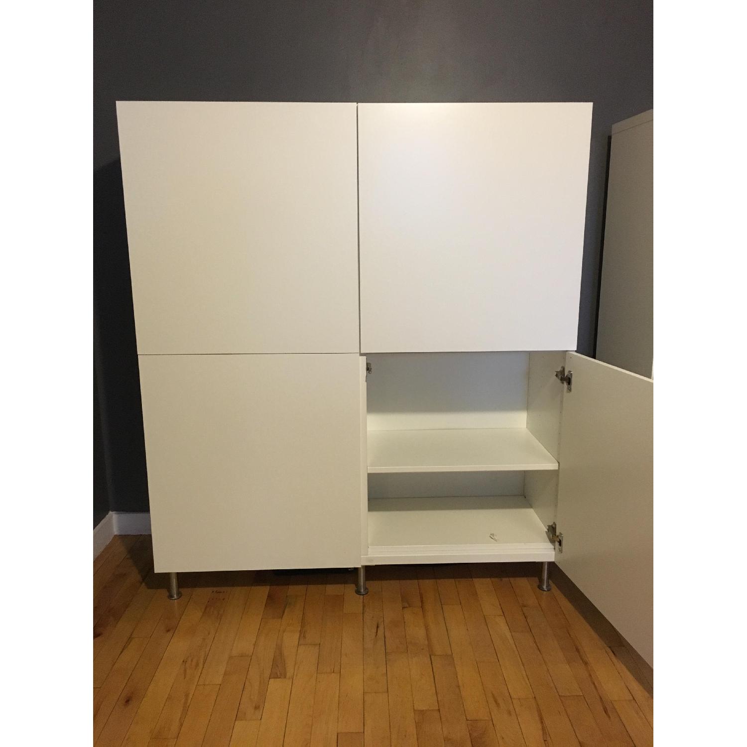 Ikea Besta 4 Door Shelving Unit - image-3