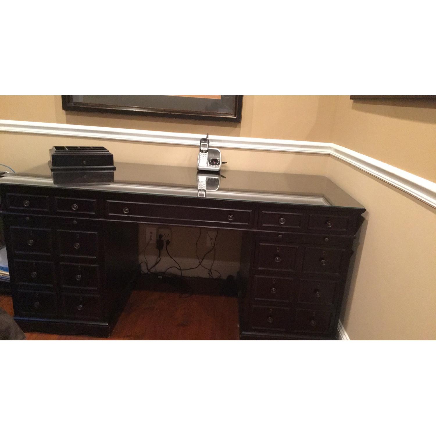 Bombay & Co. Stanton Hazelnut Wood Desk - image-3