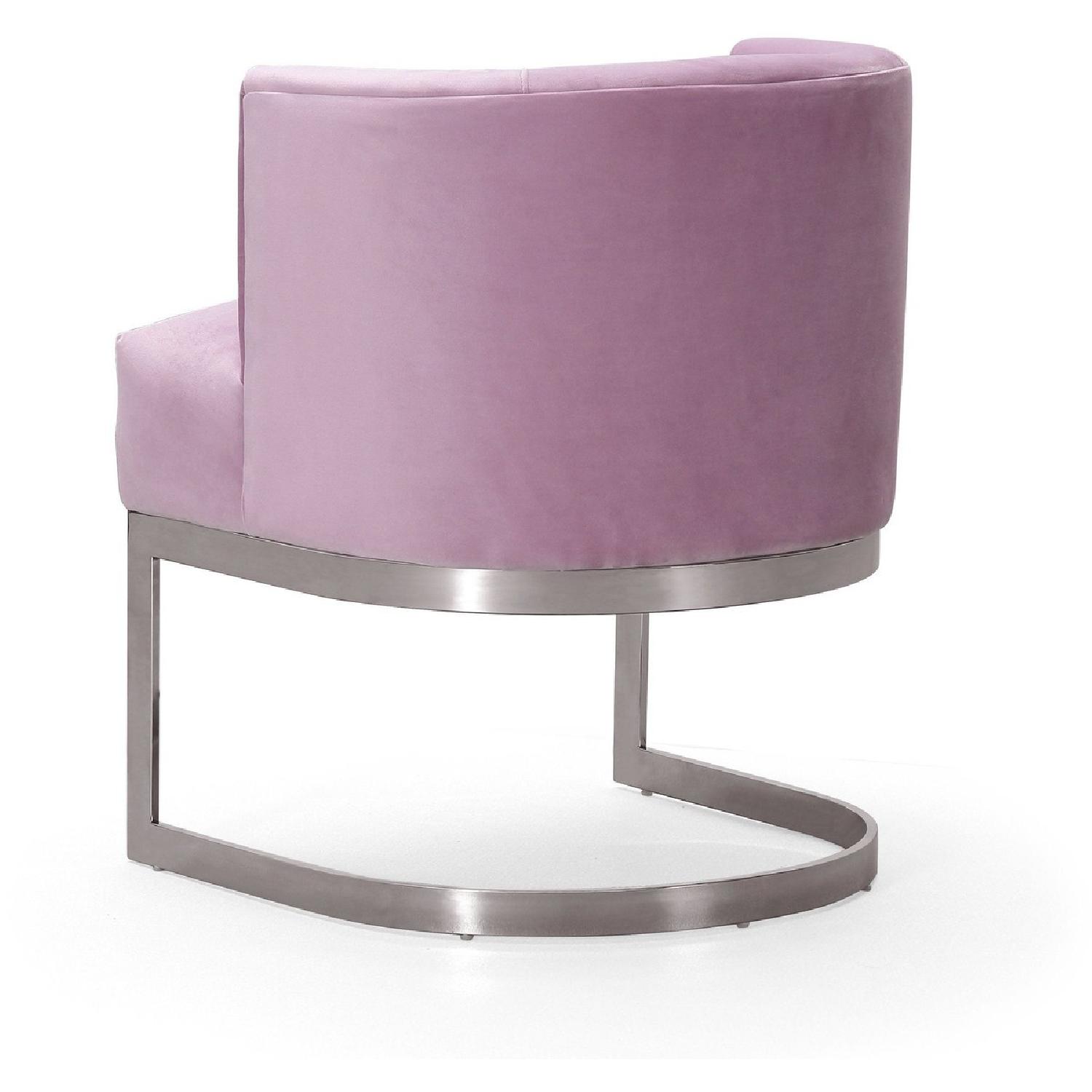 TOV Furniture Eva Blush Velvet Chair - image-2