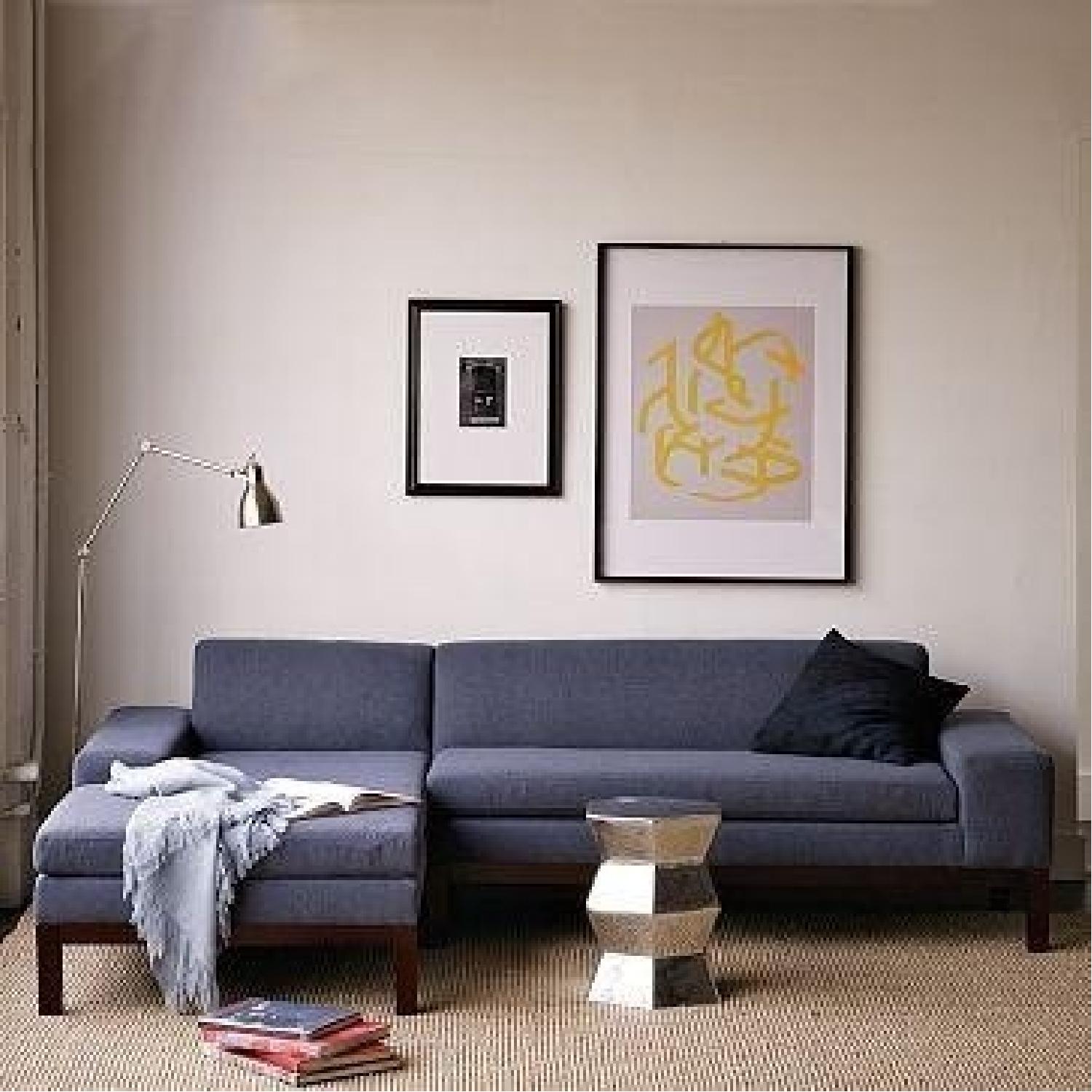 West Elm Lorimer Sectional Sofa w/ Chaise - AptDeco