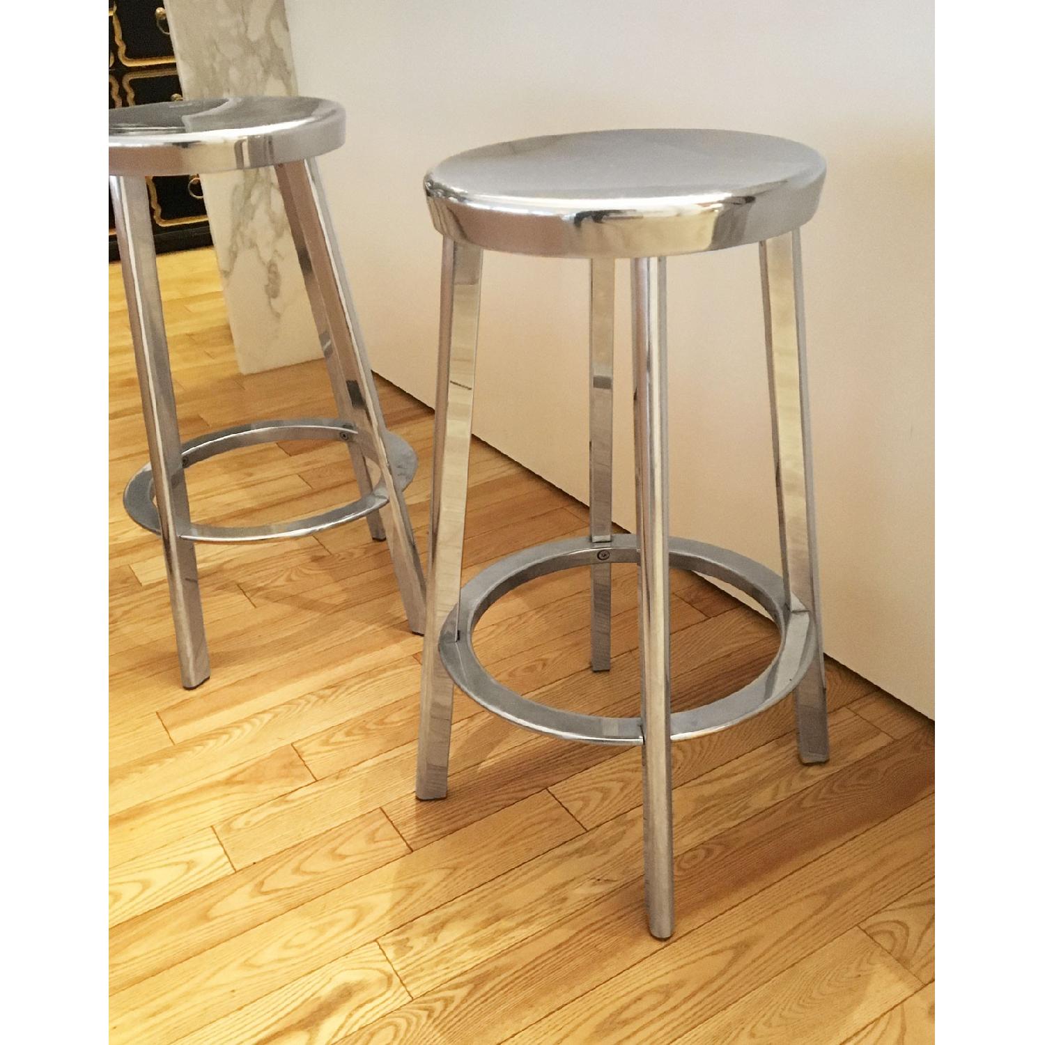 Magis Polished Aluminum Deja-vu Counter Stool - image-3
