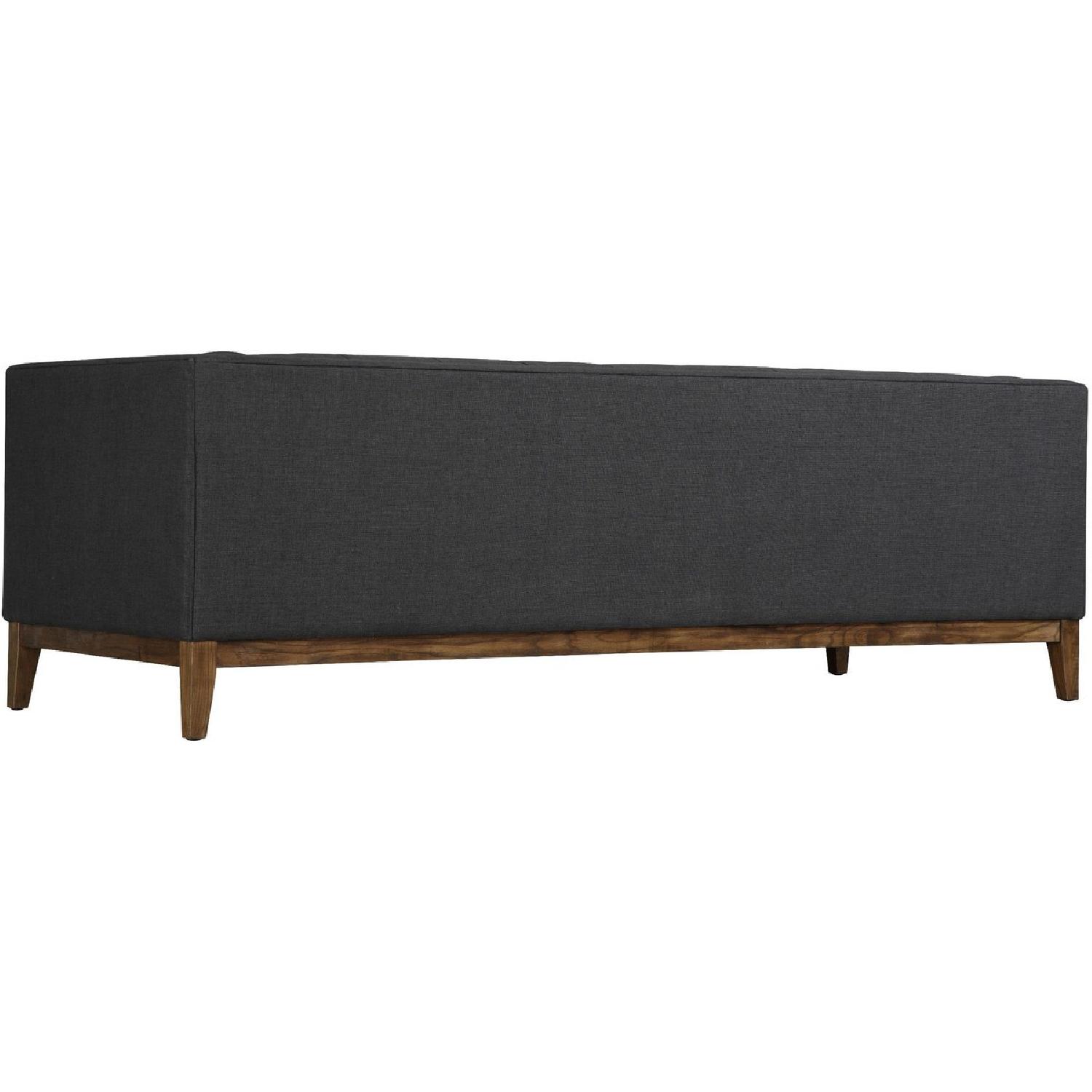TOV Furniture Gavin Grey Linen Sofa - image-2