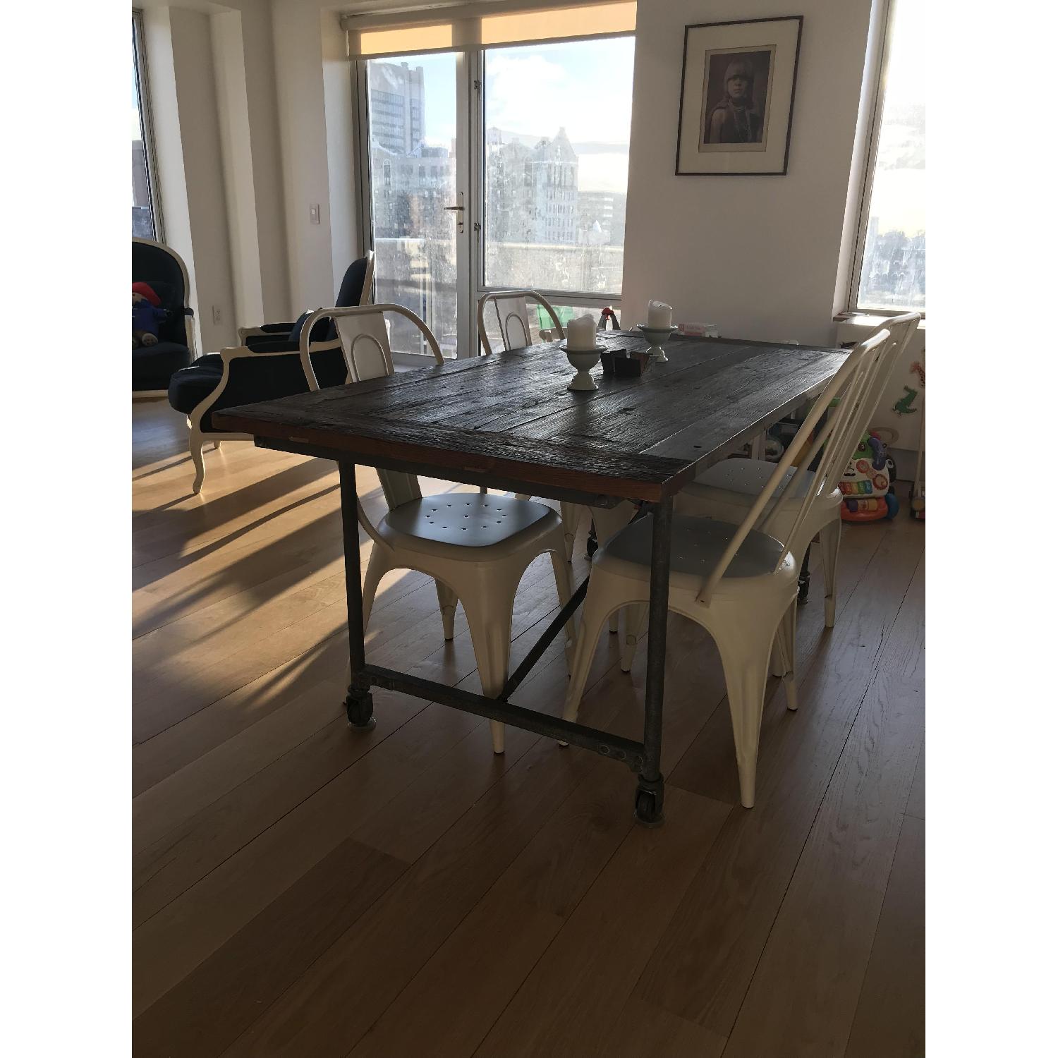 Restoration Hardware Flatiron Rectangular Dining Table - image-1